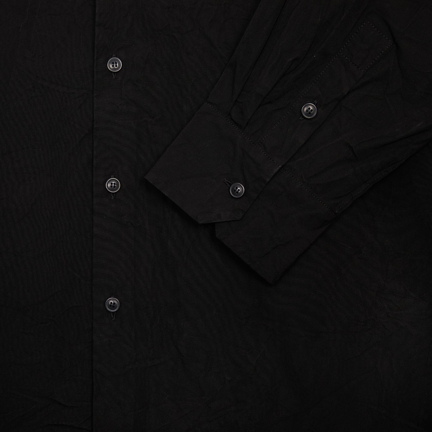 Casey Casey Hamnet Shirt Paper Cot in Pitch Black