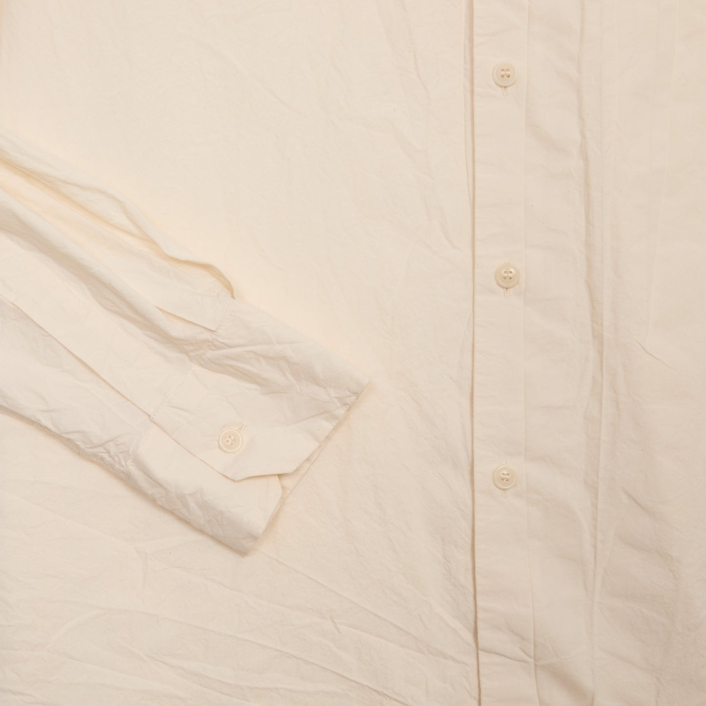 Casey Casey Men's Big Raccourcie L Cot Shirt in Natural