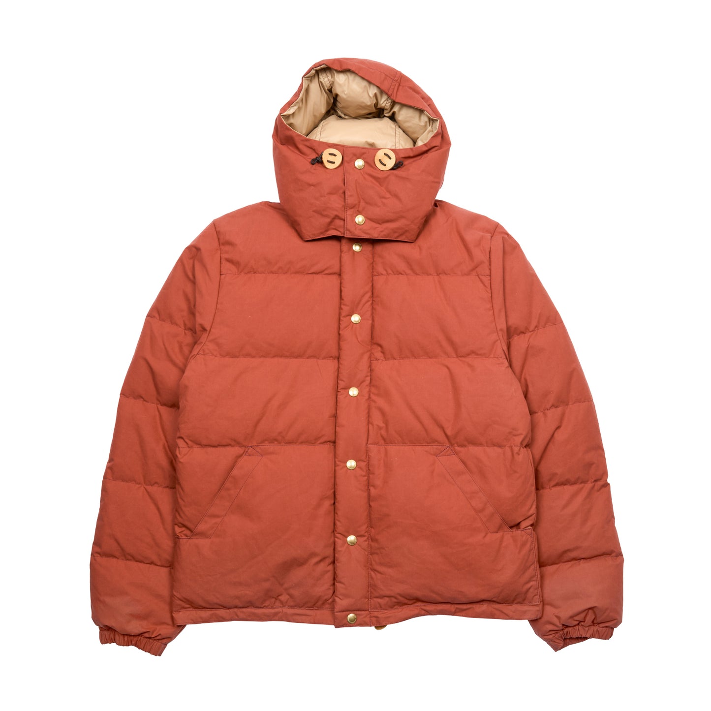 Crescent Down Works Wax Down Sweater in Paddington Red-Amber