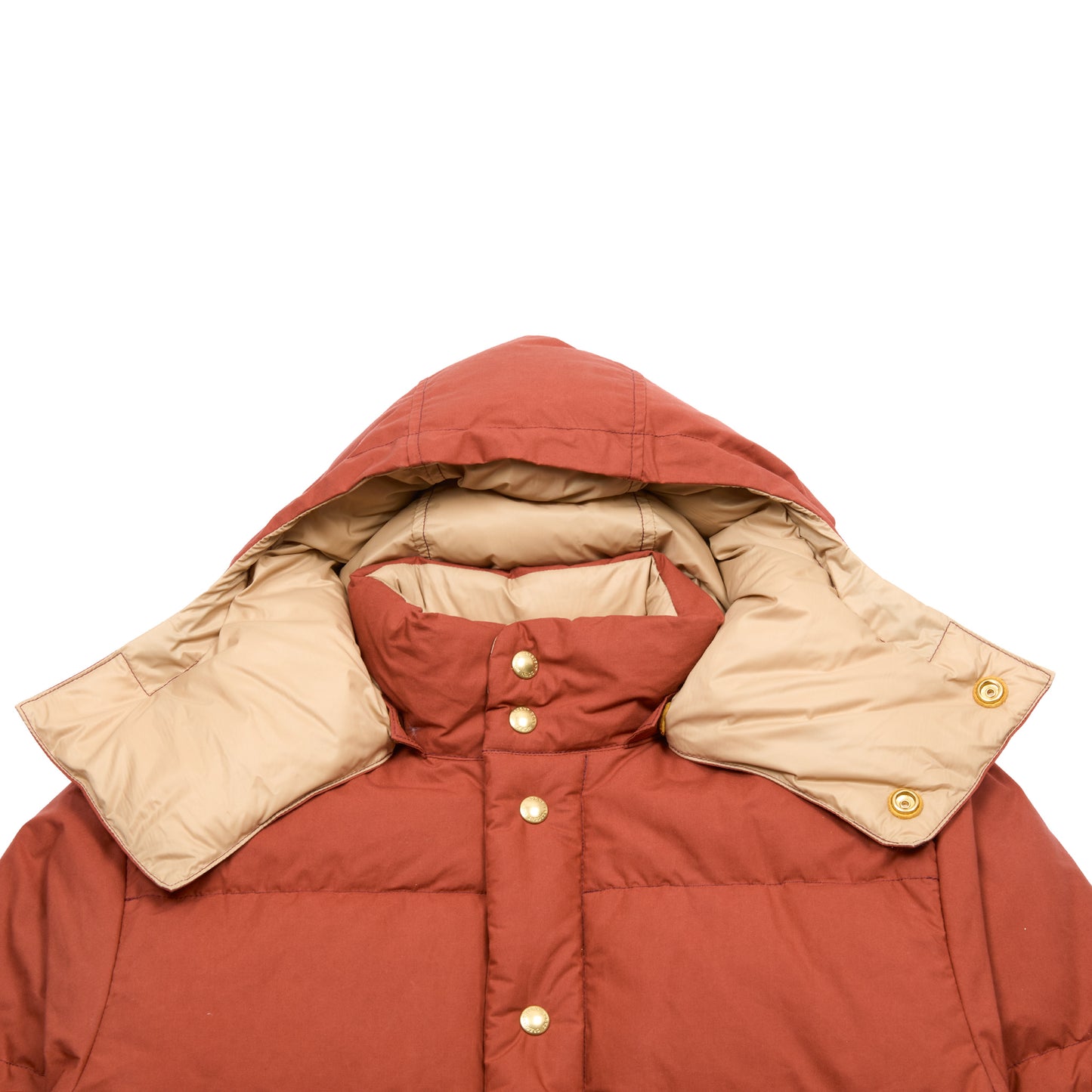 Crescent Down Works Wax Down Sweater in Paddington Red-Amber