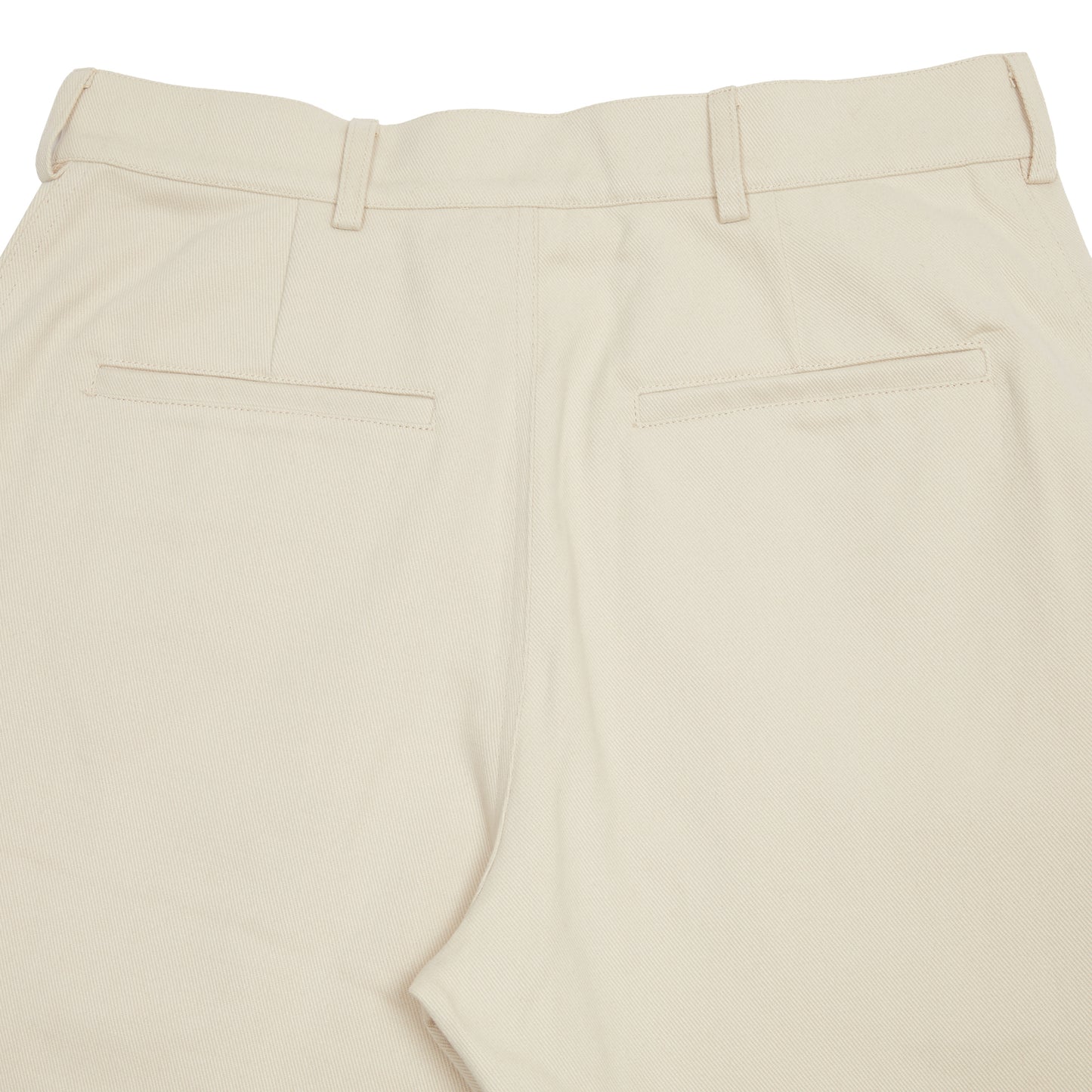 De Bonne Facture Heavy Cotton Drill Balloon Trousers in Cream