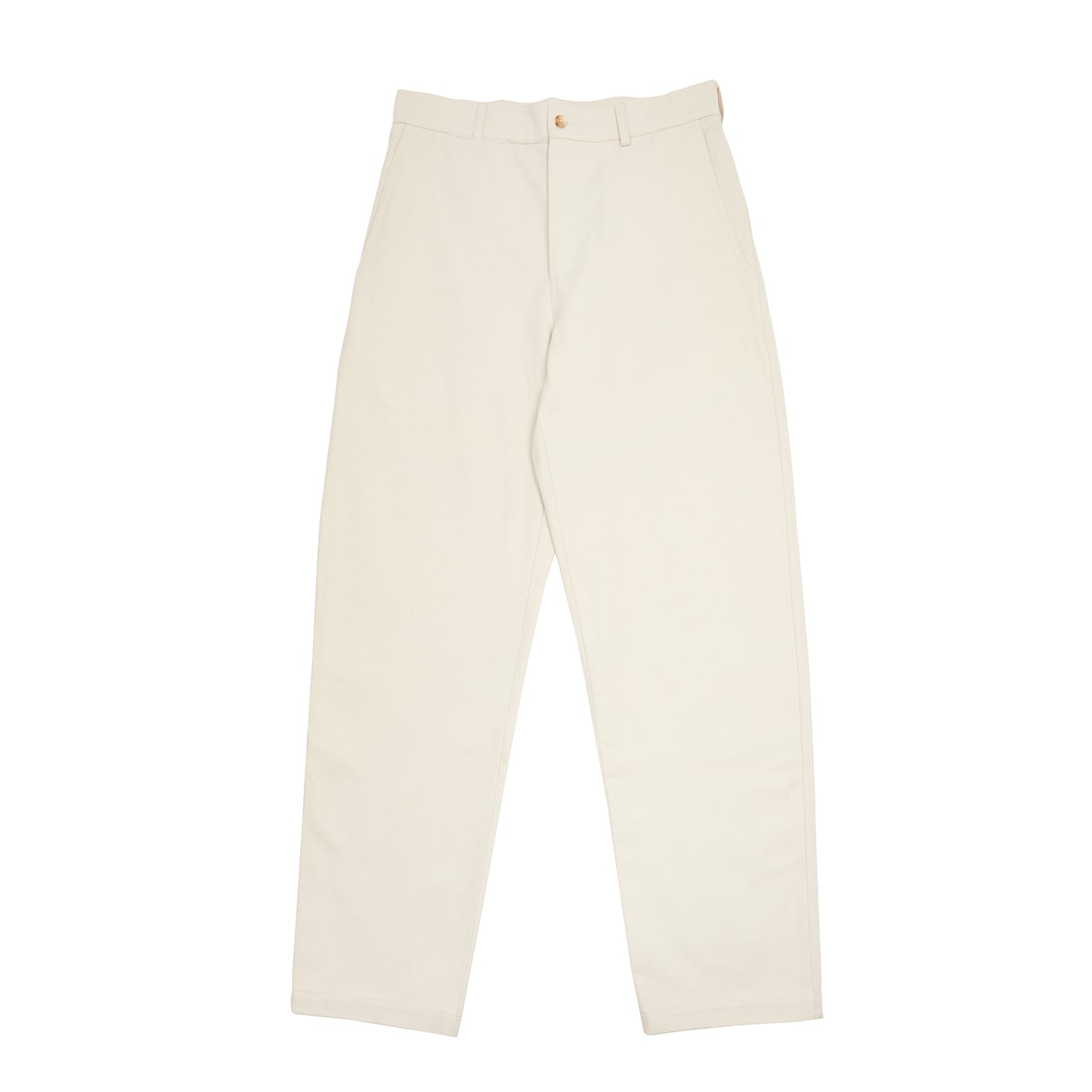 De Bonne Facture Heavy Cotton Drill Balloon Trousers in Cream