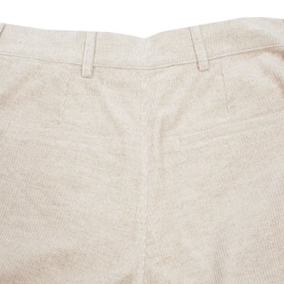 De Bonne Facture French Corduroy Balloon Trousers in Natural