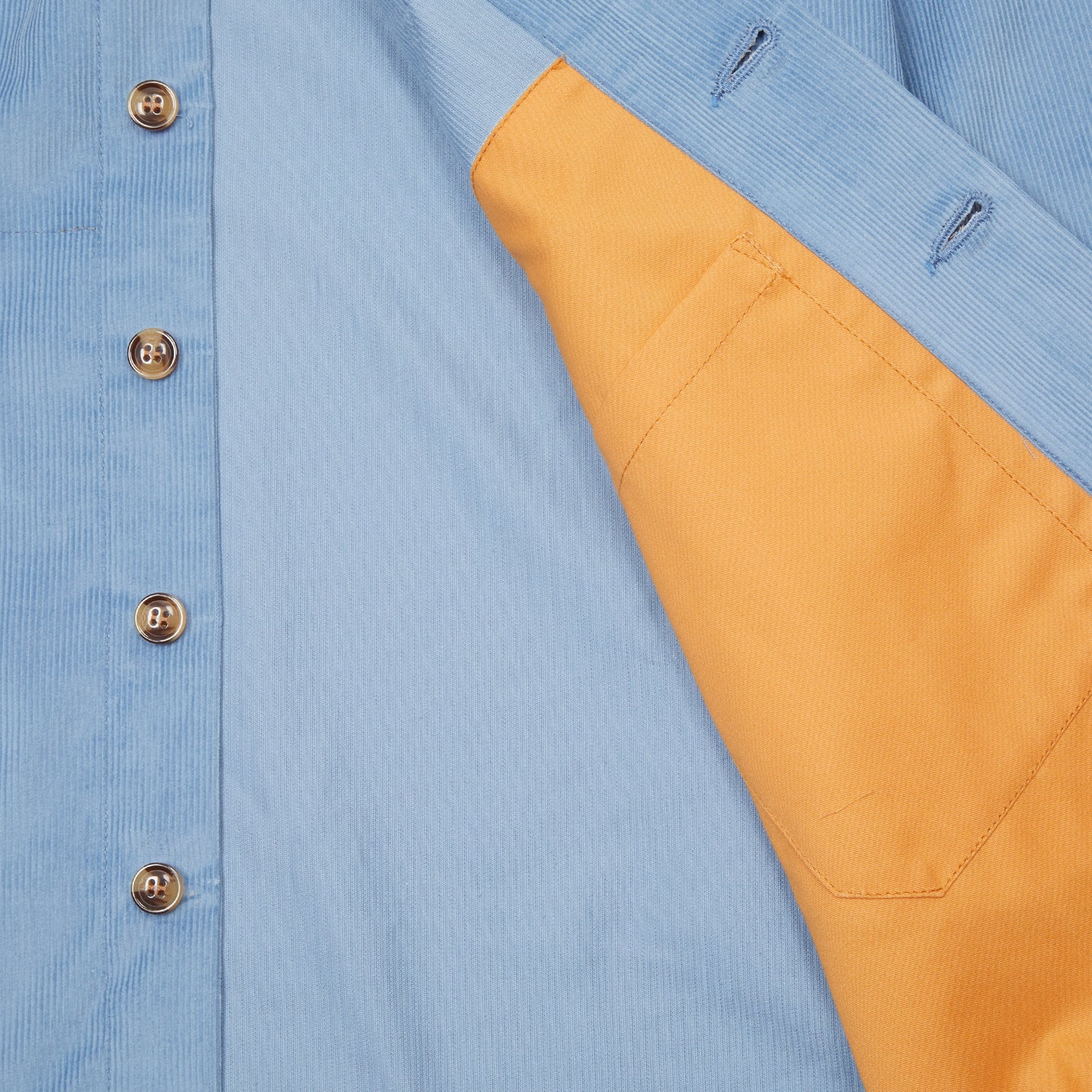 Dehen Crissman Overshirt in Dusty Blue