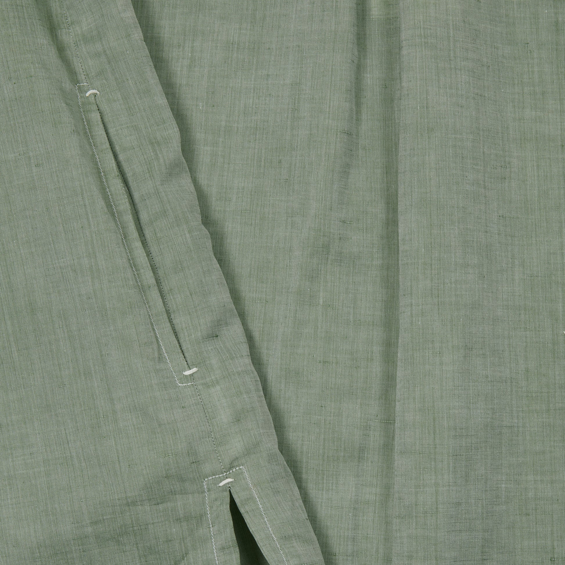 Finamore Women's Antonia Cotton / Linen Shirt in Green