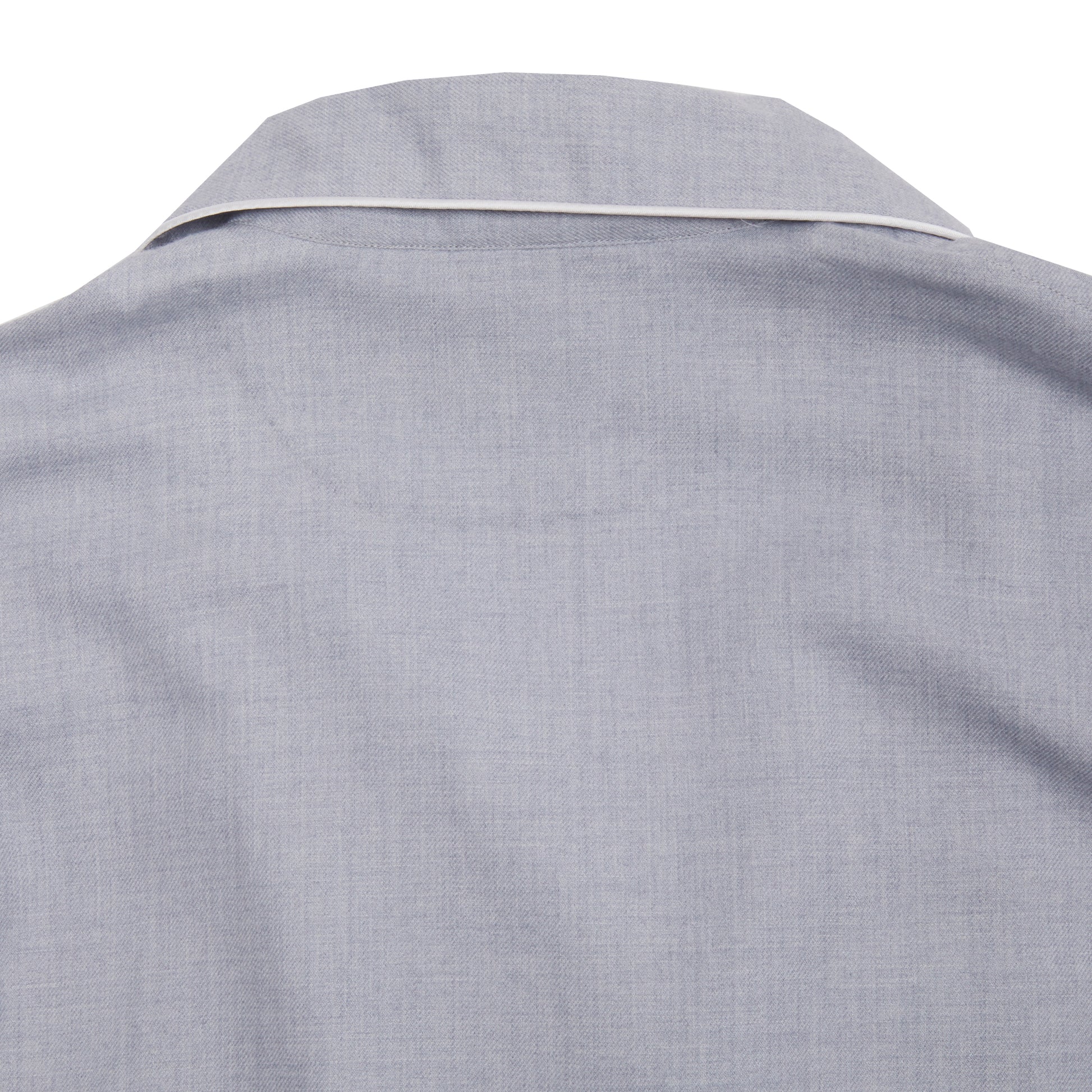 Finamore Cotton Cashmere Pyjamas in Light Blue 4