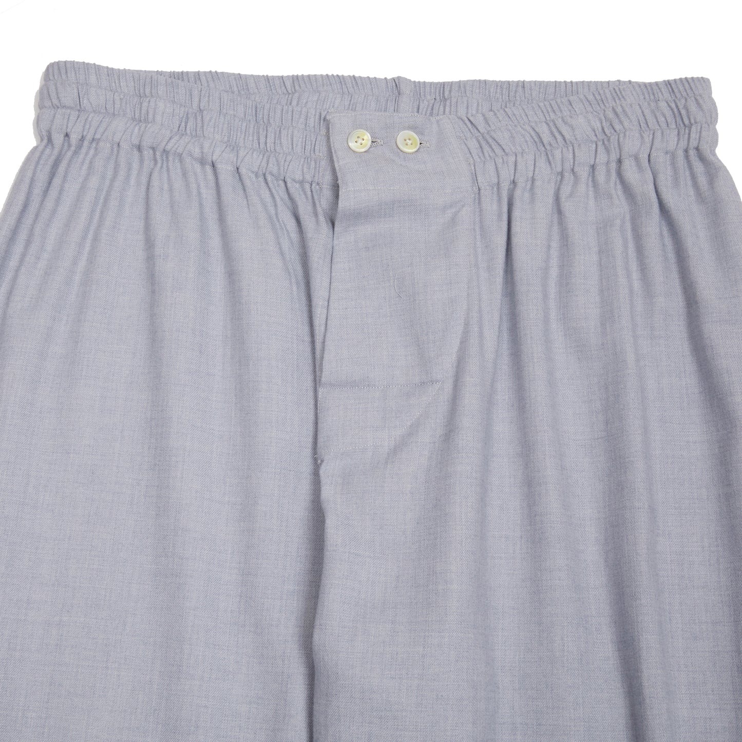 Finamore Cotton Cashmere Pyjamas in Light Blue 6