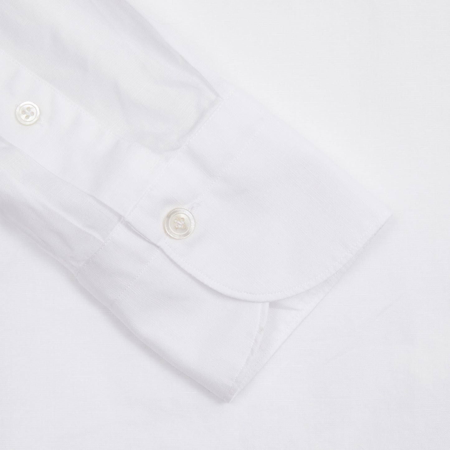 Finamore Gaeta Luigi Cotton/Linen Shirt in White