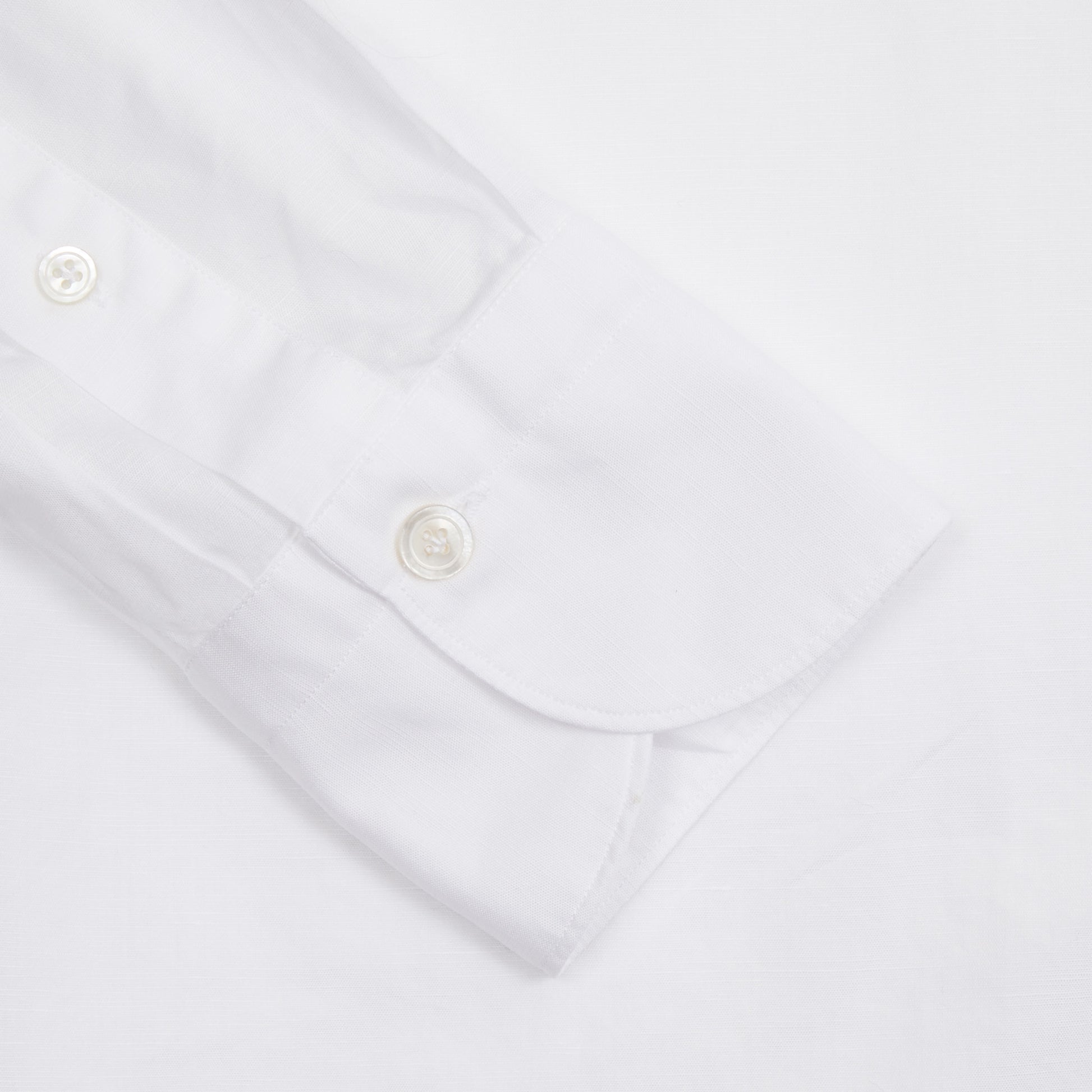 Finamore Gaeta Luigi Cotton/Linen Shirt in White