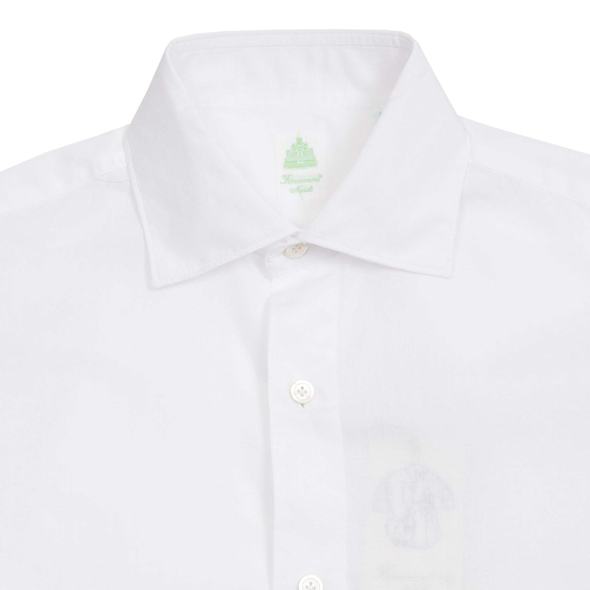 Finamore Gaeta Luigi Cotton/Linen Shirt in White