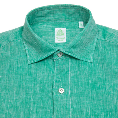 <p>Tokyo regular fit casual shirt in light crisp linen.</p> <p>100% Linen.</p> <p>Made in Italy.&nbsp;</p> <p>&nbsp;</p>