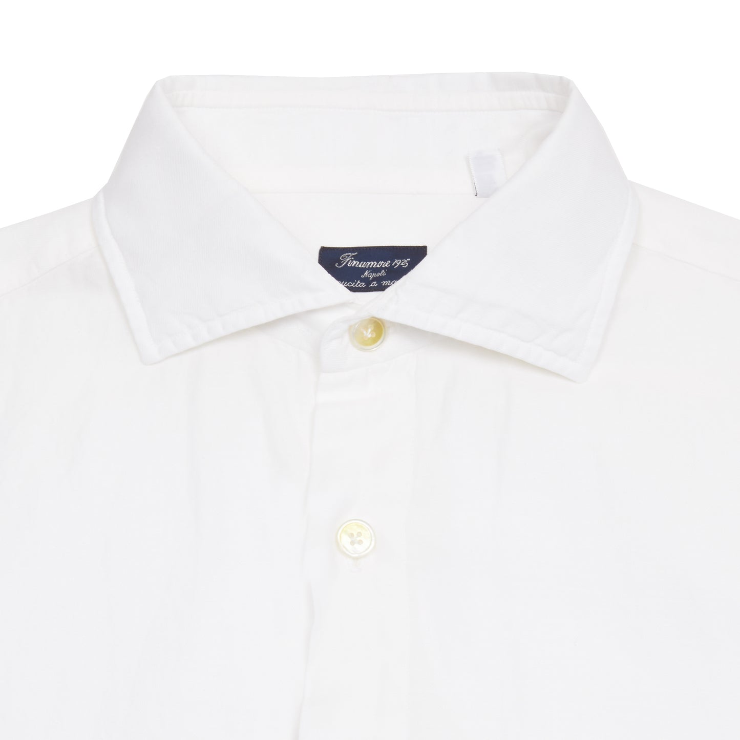 Finamore Napoli Linen/Cotton Shirt in White