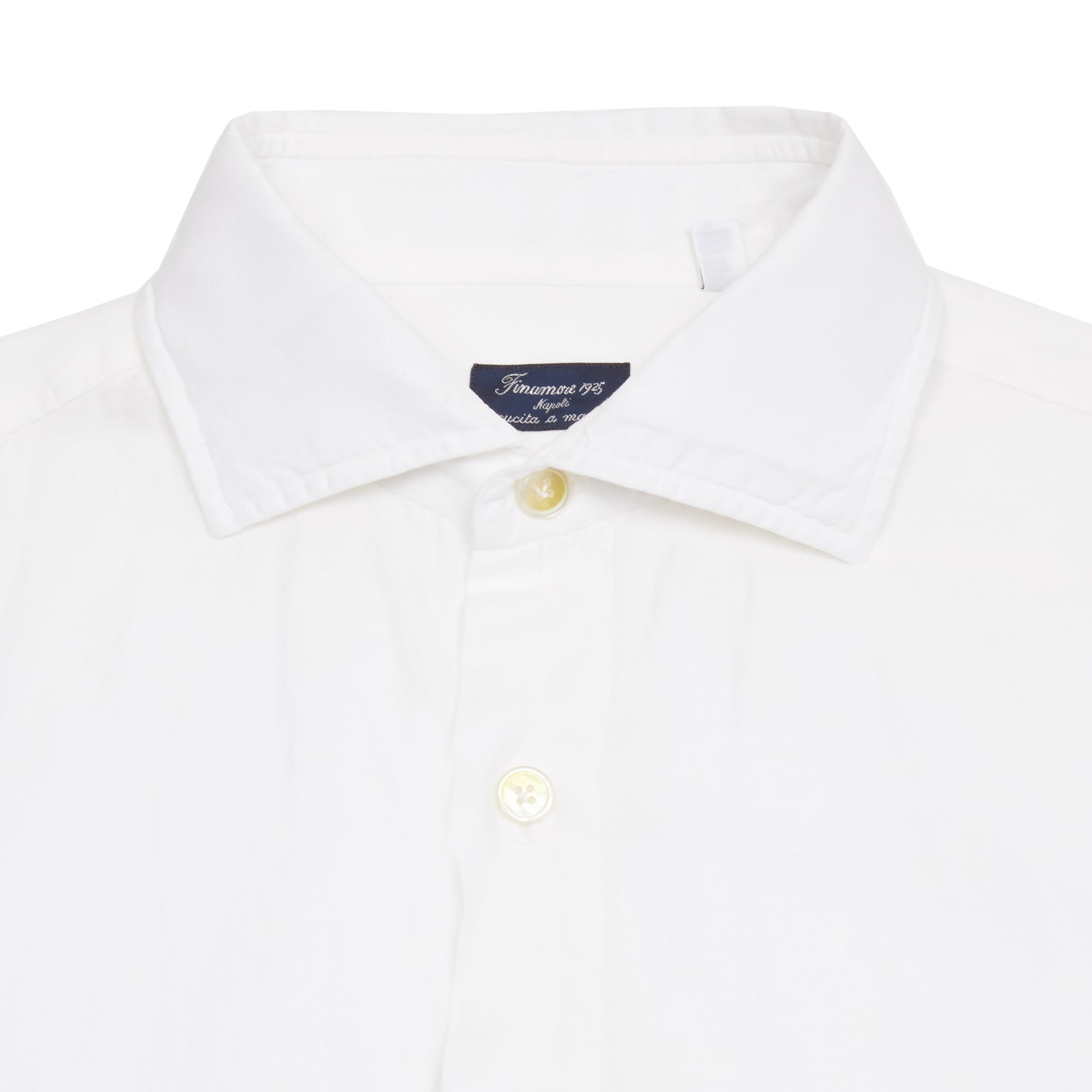 Finamore Napoli Linen/Cotton Shirt in White