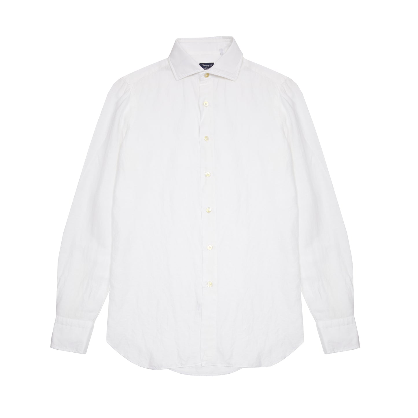 Finamore Napoli Linen/Cotton Shirt in White