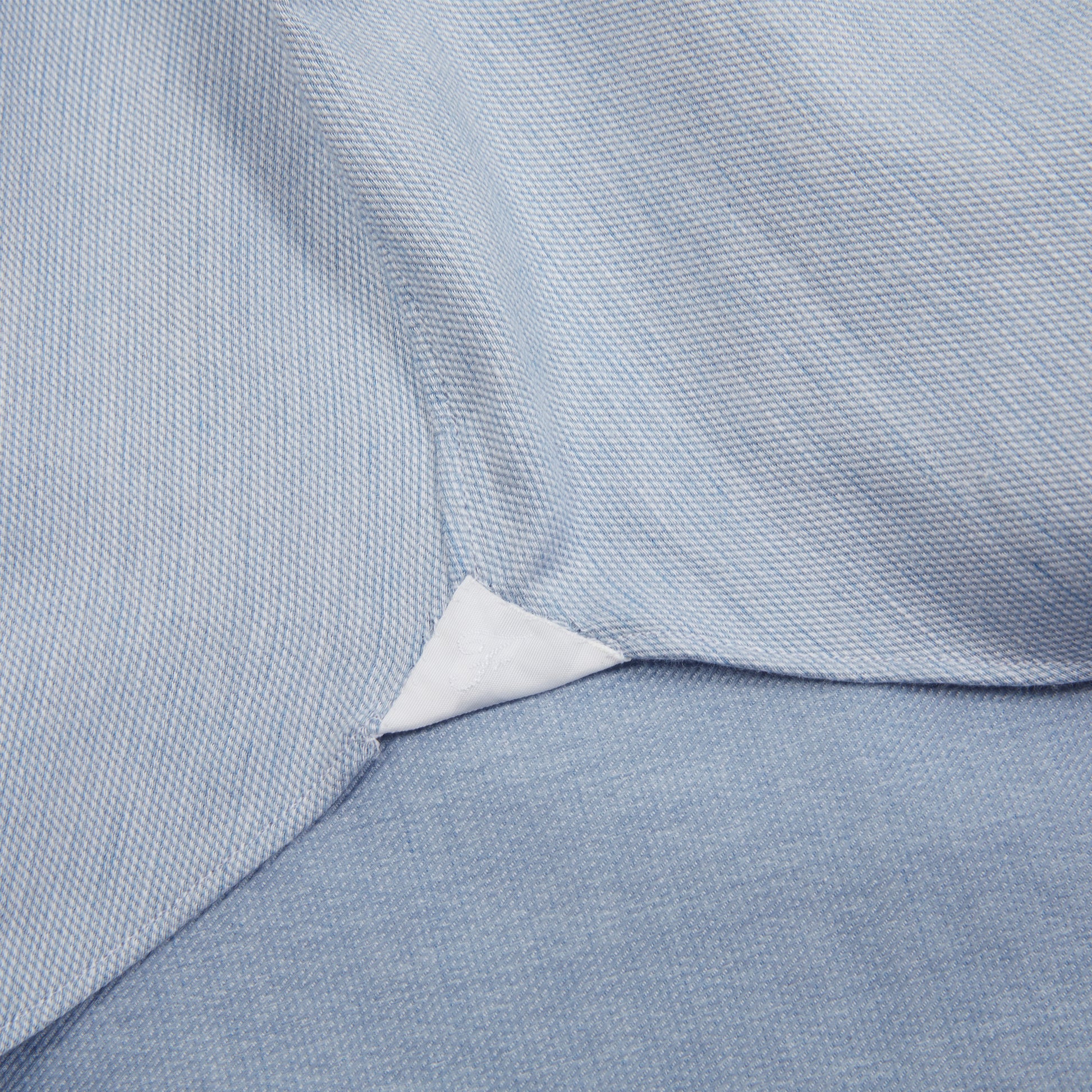 Finamore Napoli Cotton/Cashmere Shirt in Light Blue