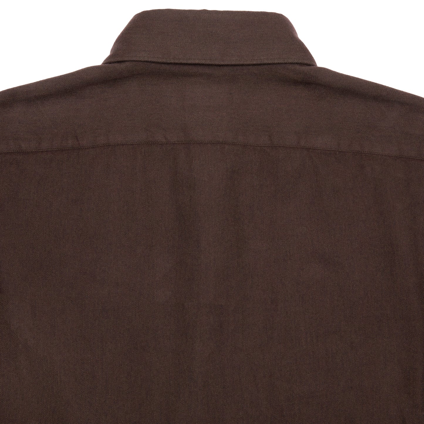 Finamore Tokyo Luigi Cotton/Tencel Shirt in Brown