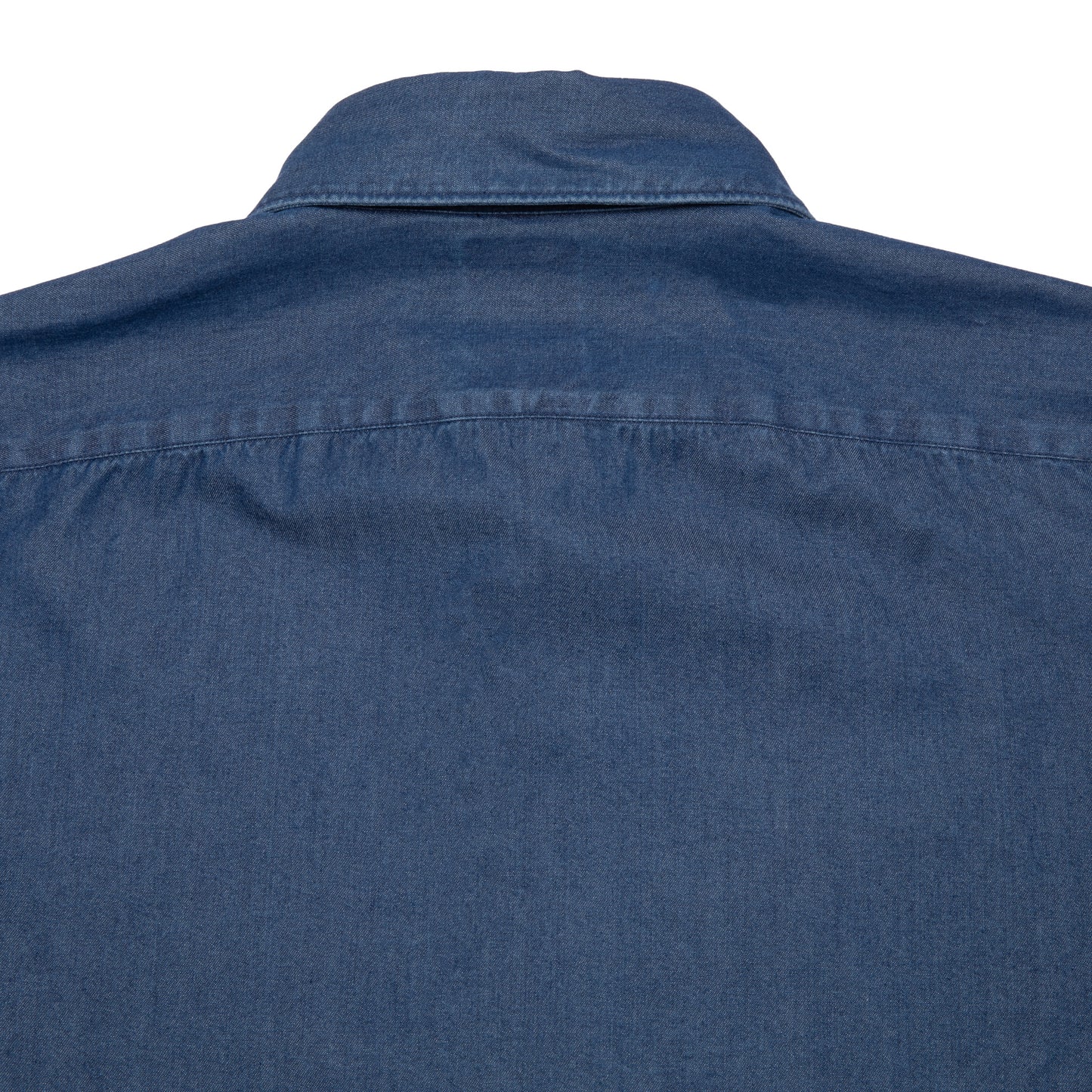 Finamore Tokyo Luigi Denim Shirt in Blue