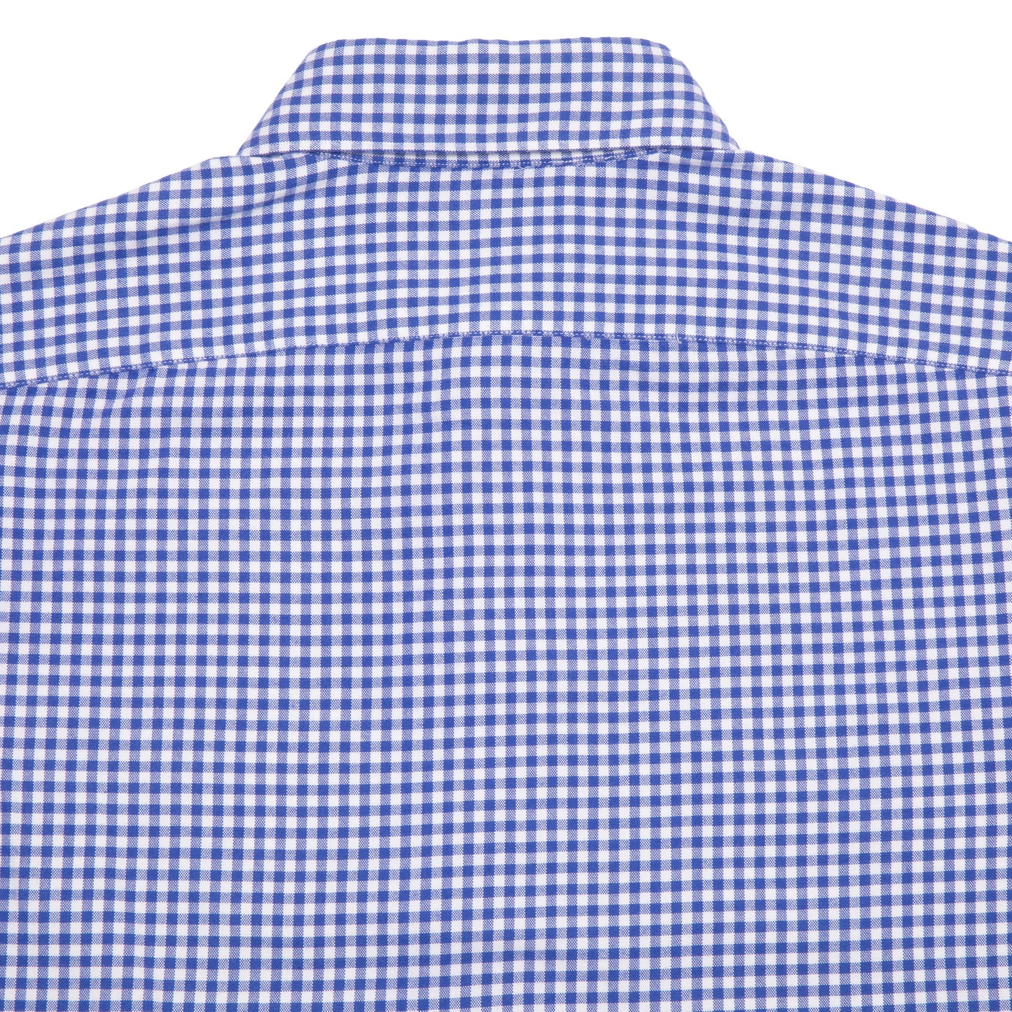 Finamore Tokyo Luigi Gingham Shirt in Blue