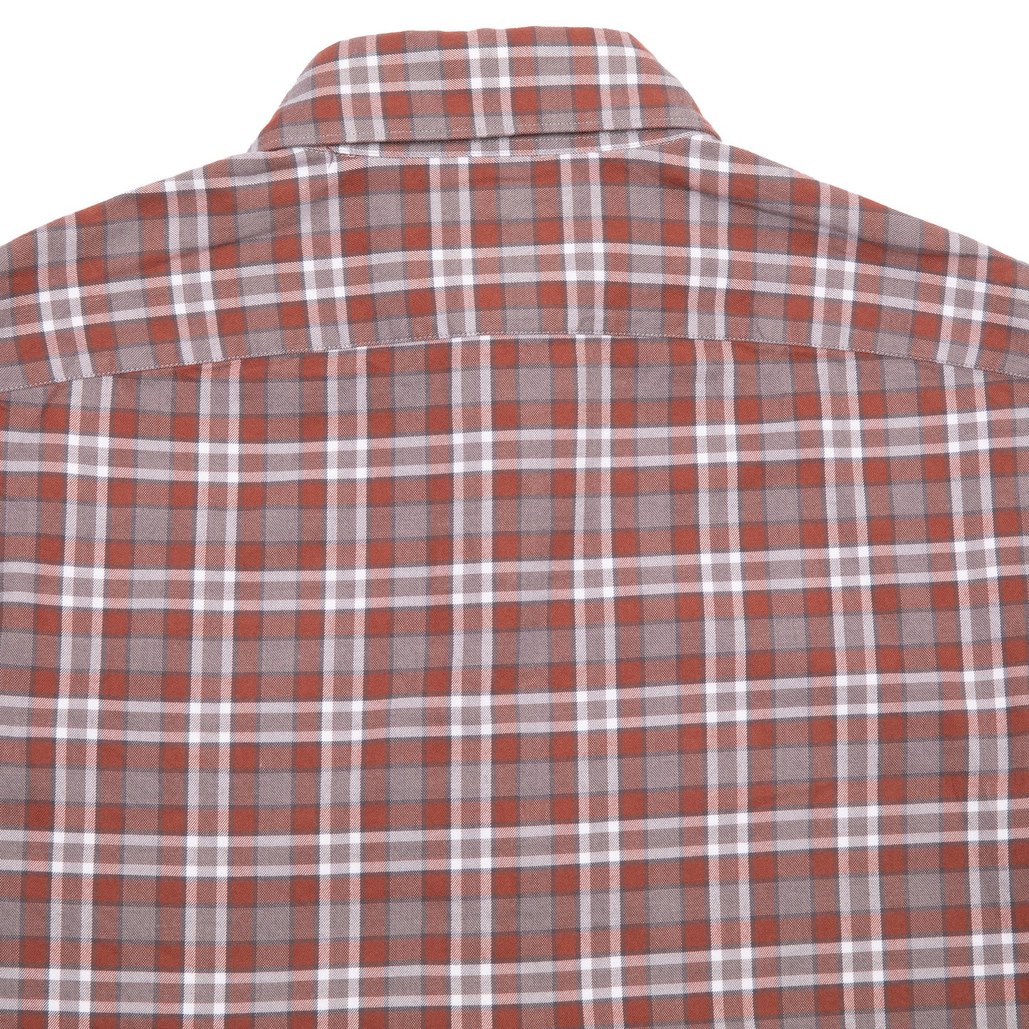 Finamore Tokyo Luigi Check Shirt in Rust