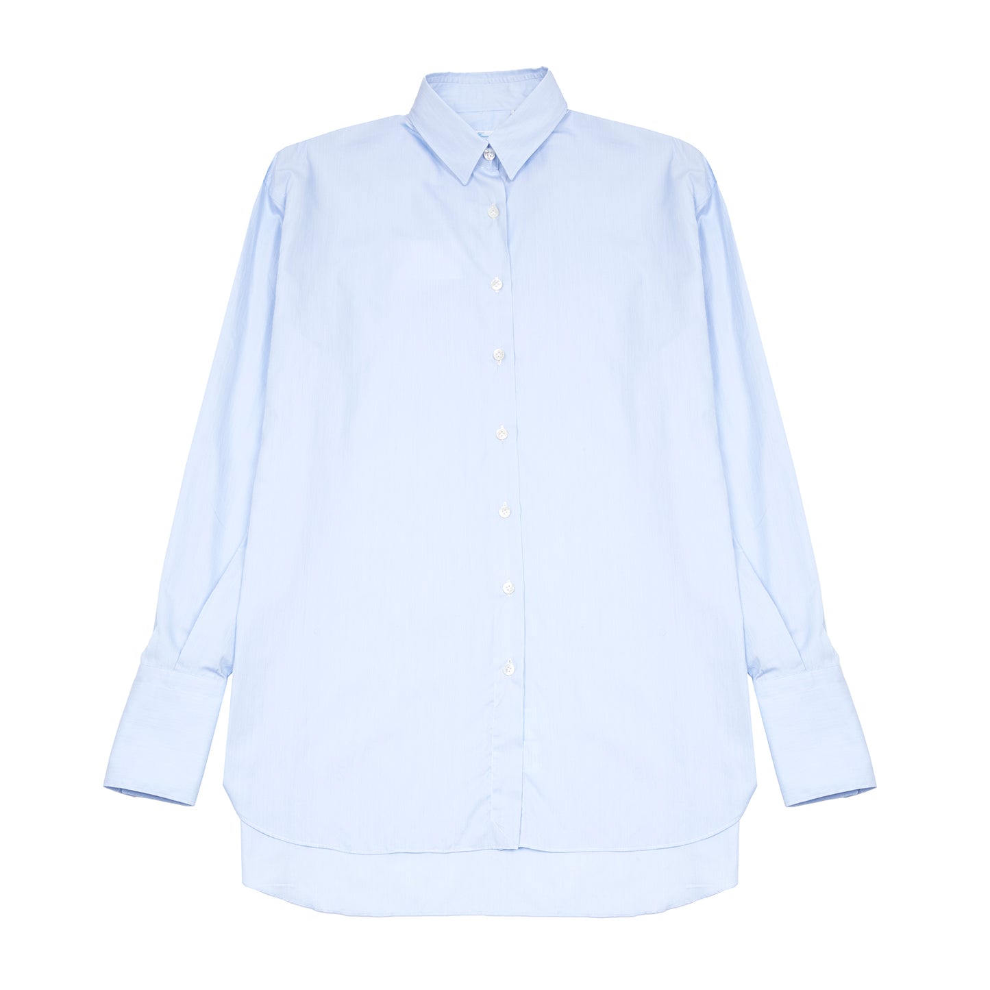 Finamore Women's Liv Shirt in Light Blue Stipe