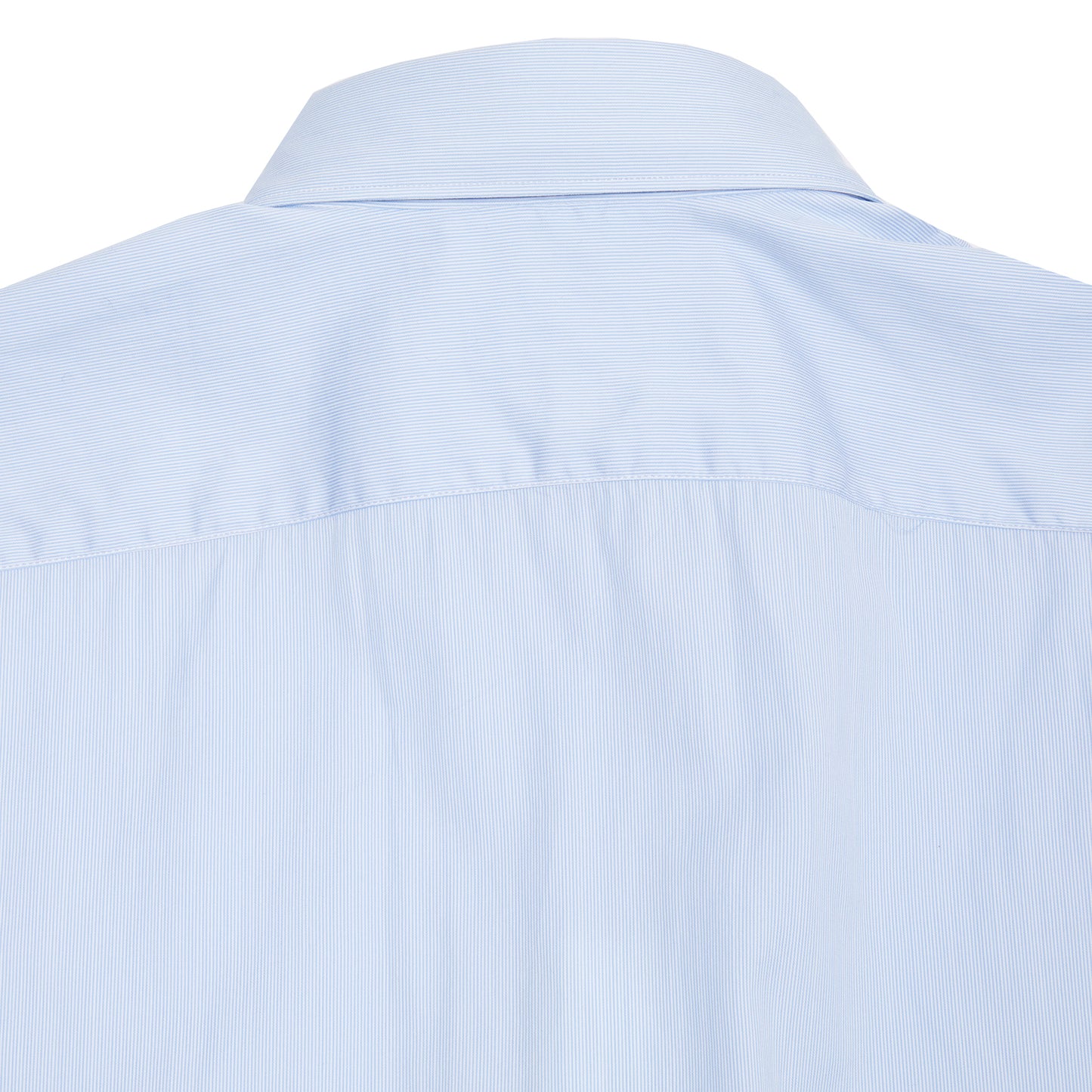 Finamore Women's Liv Shirt in Light Blue Stipe 4