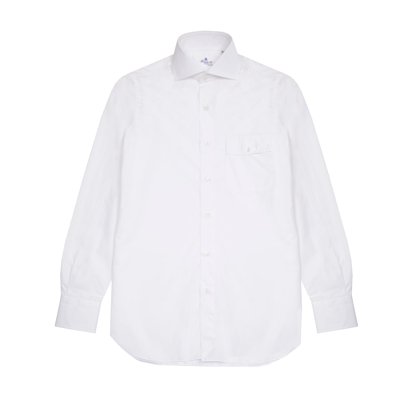 Finamore 170 Pocket Shirt in White 1