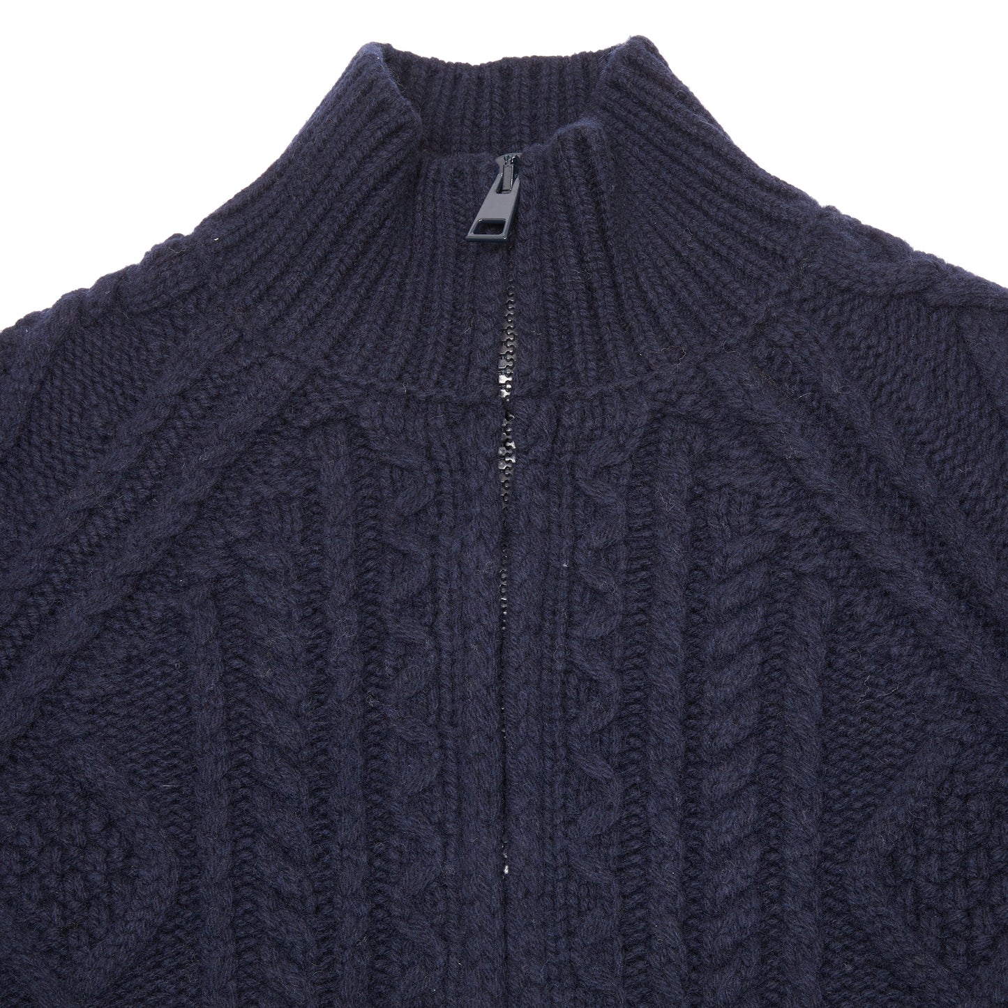 GRP Steve Full Zip Merino Cashmere Jacket in Blue