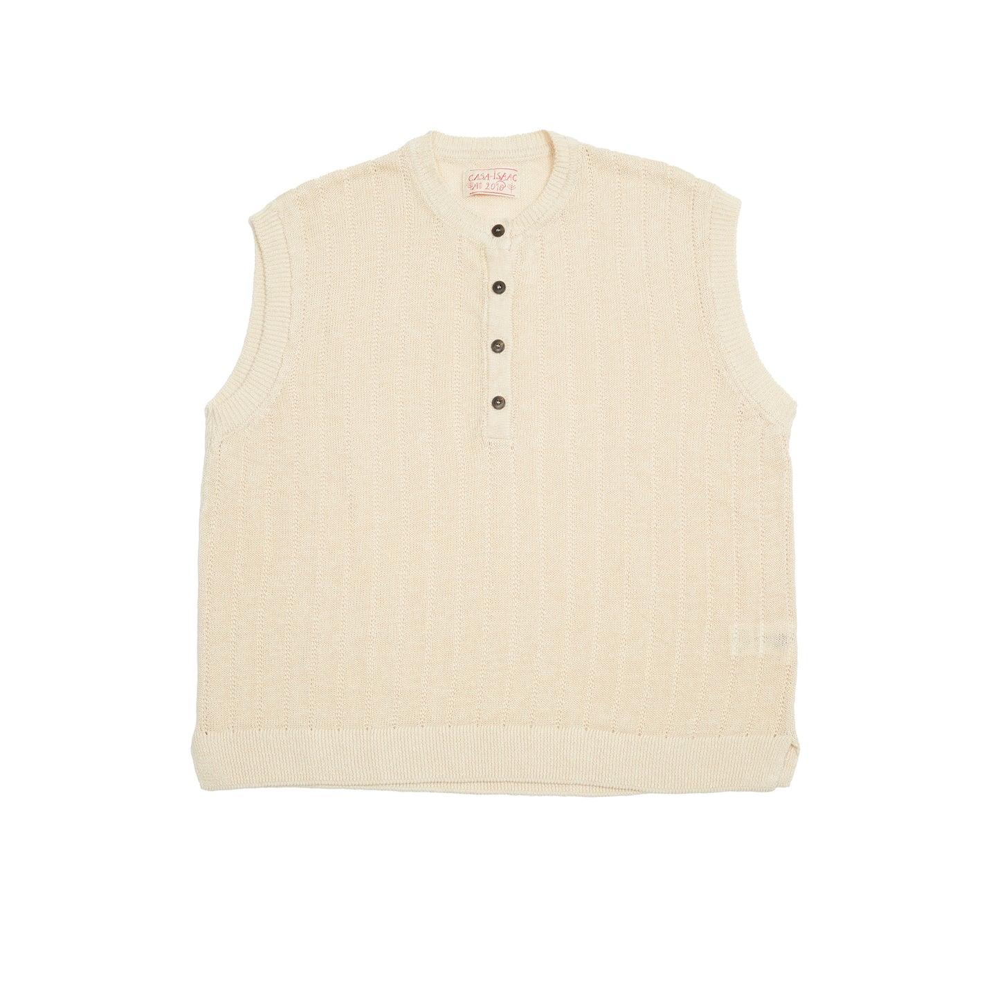 GRP Women's Casa Isaac Linen Vest in Ecru