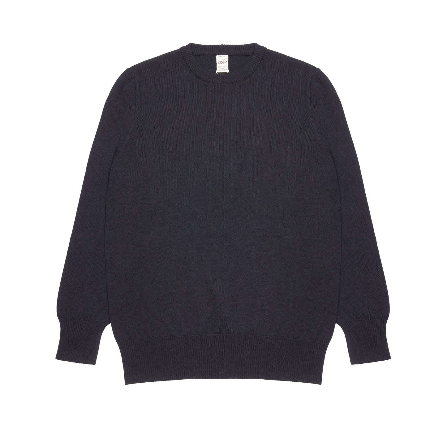 GRP Merino Crew Neck Jumper in Night Blue