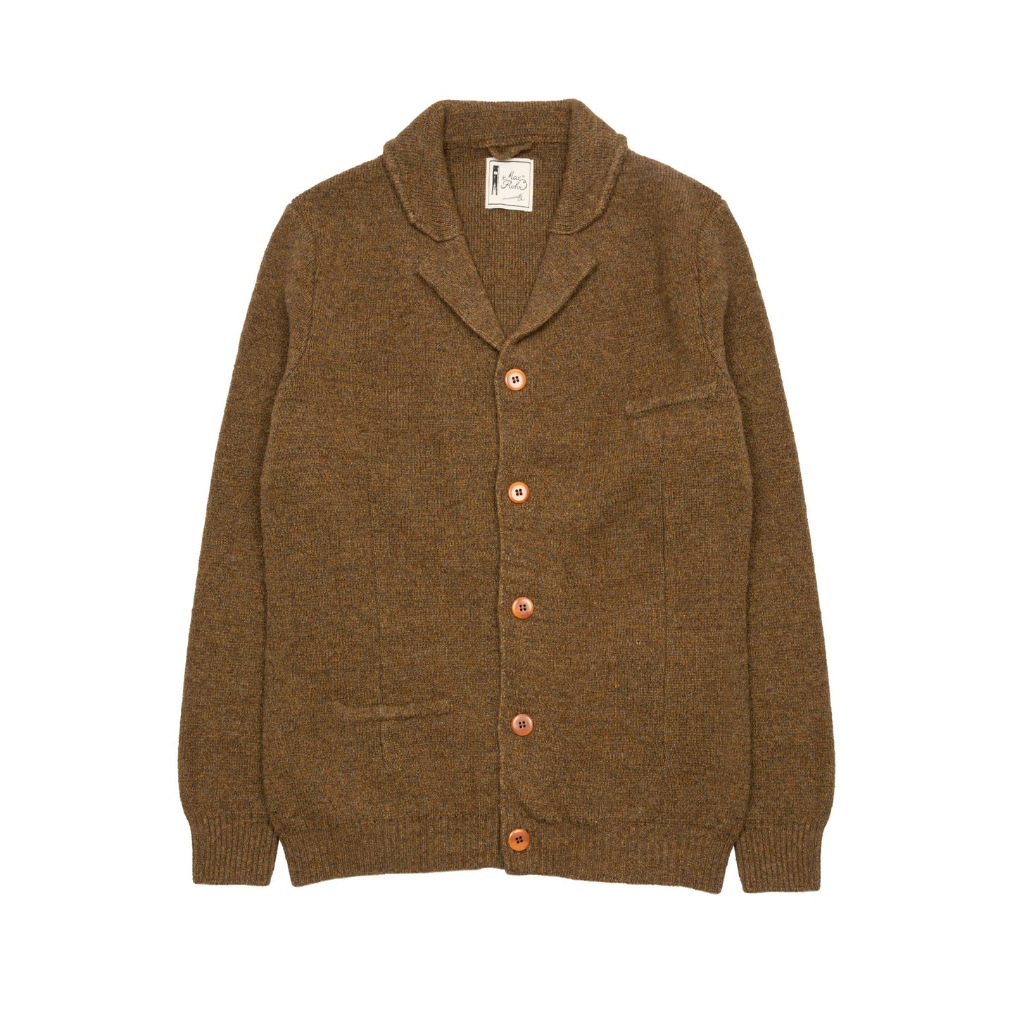 GRP Max Rohr Wool/Hemp Knitted Jacket in Brown