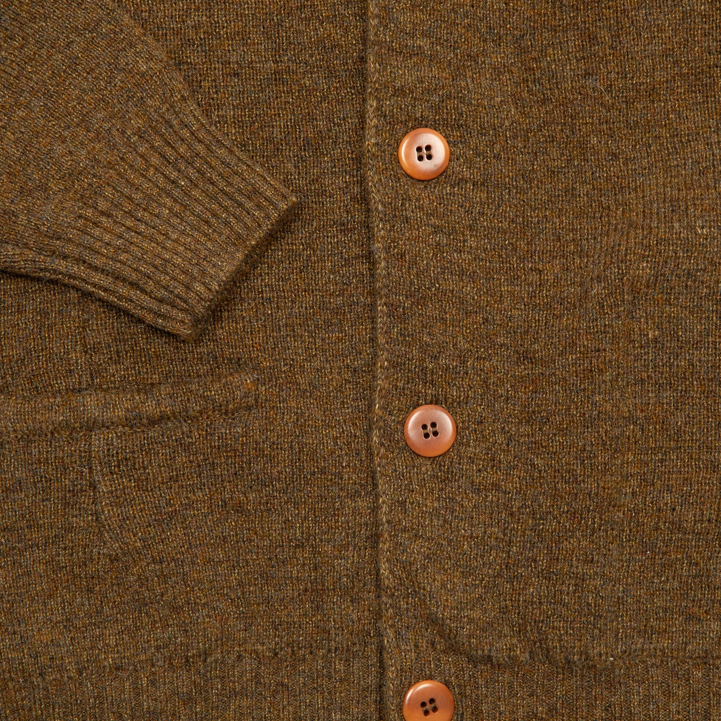 GRP Max Rohr Wool/Hemp Knitted Jacket in Brown