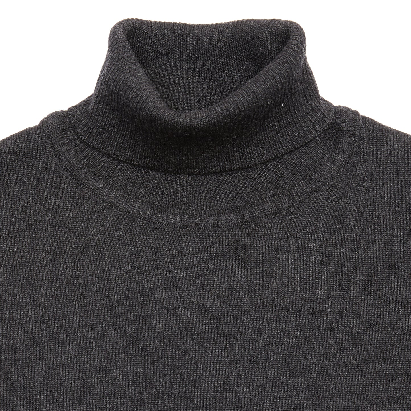 GRP Dolcevita Rollneck Merino Jumper in Charcoal