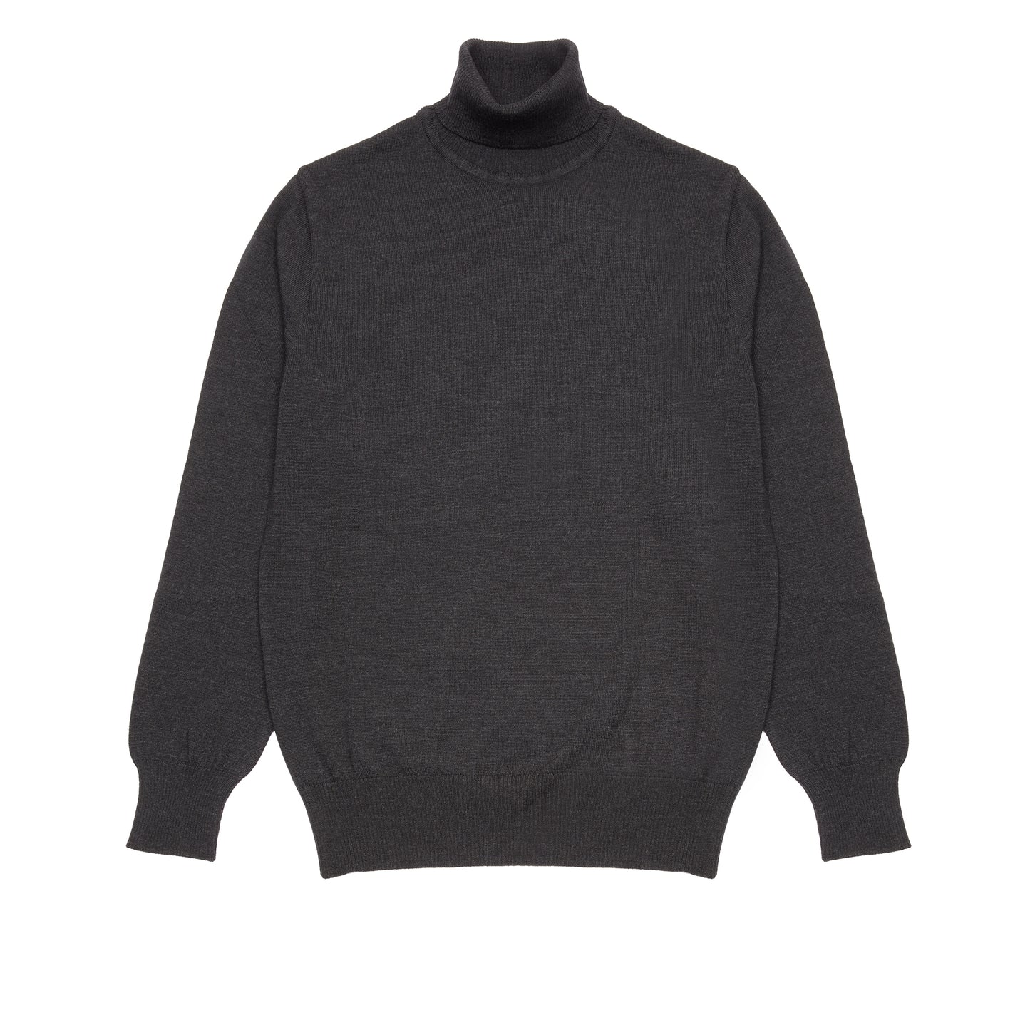 GRP Dolcevita Rollneck Merino Jumper in Charcoal