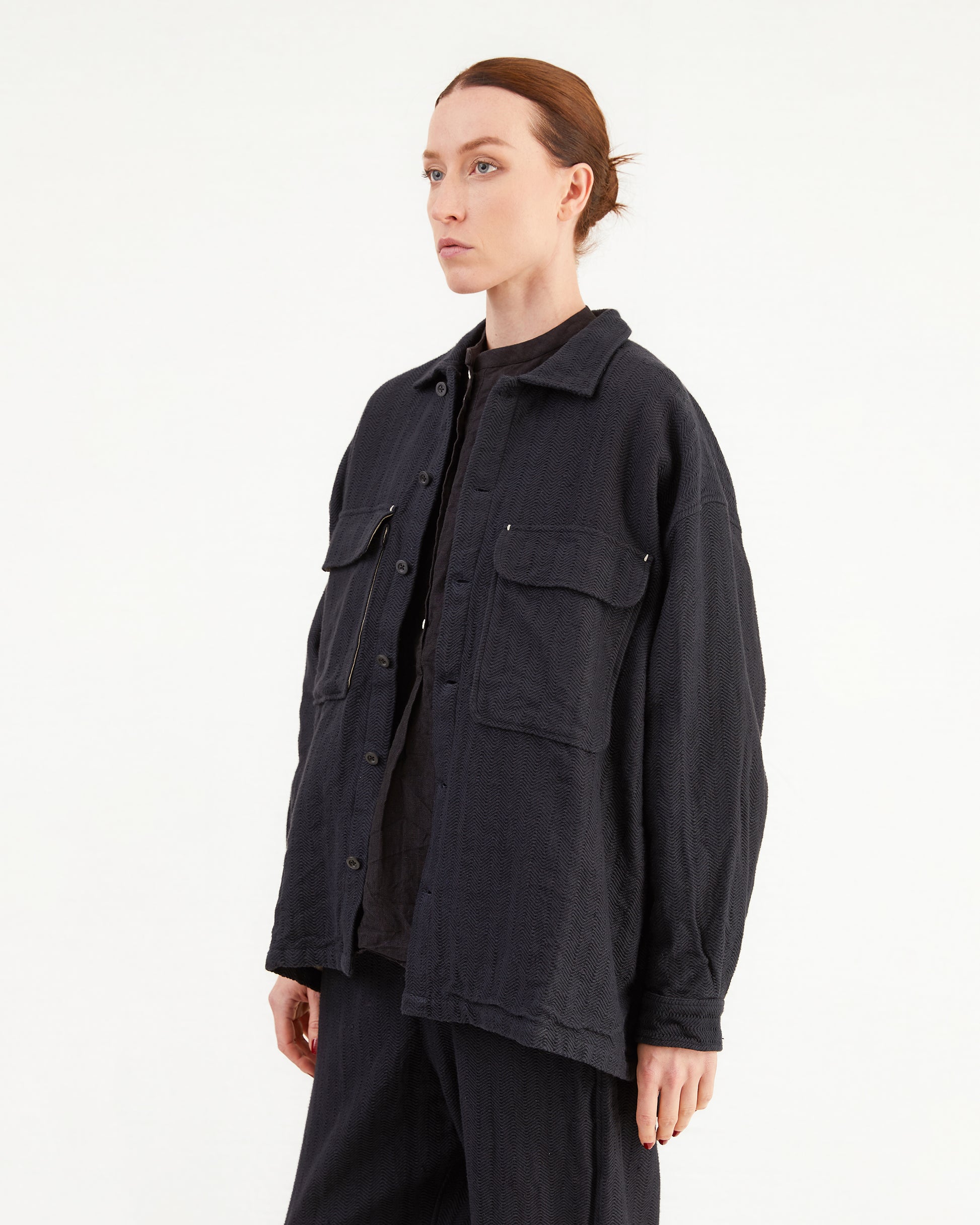 Guptiha Women's Cotton Jacket in Black