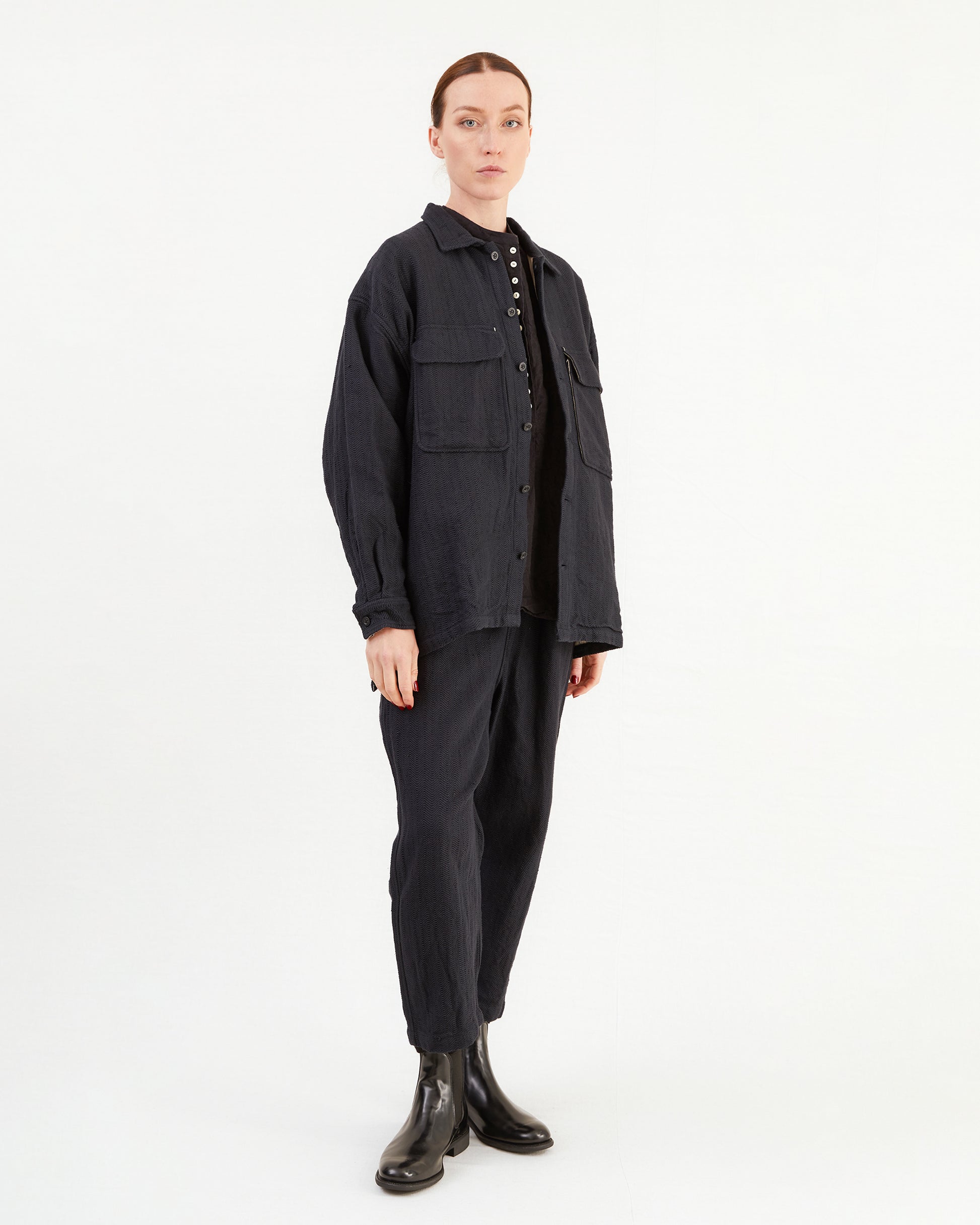 Guptiha Women's Cotton Jacket in Black