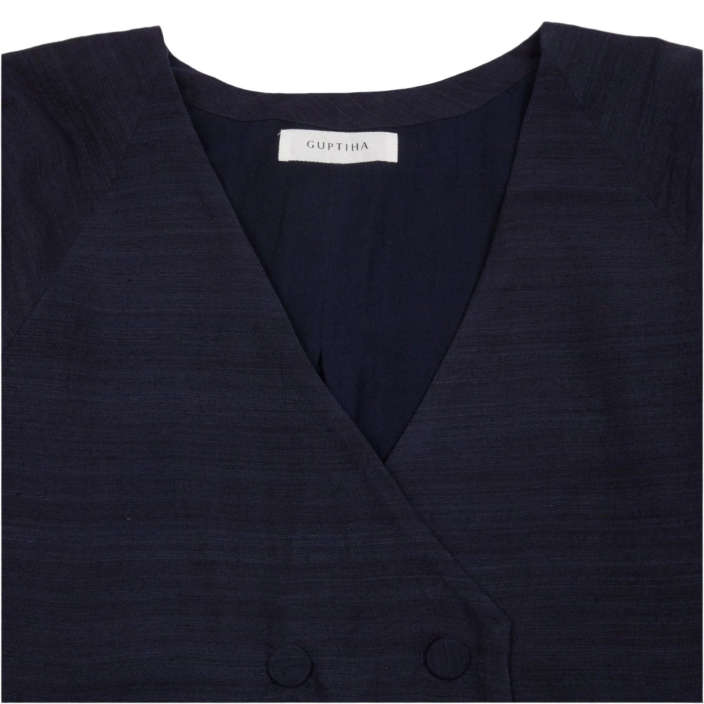 Guptiha Silk Jacket in Blue 2