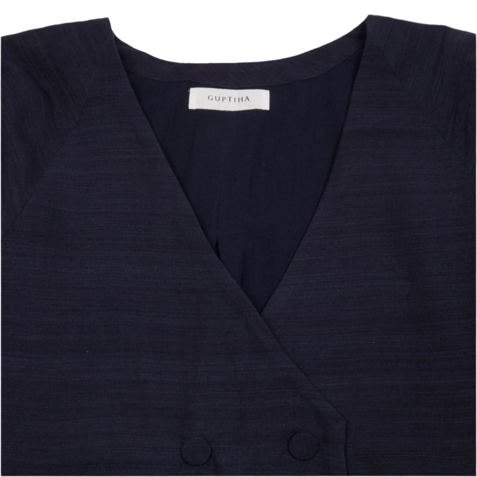 Guptiha Silk Jacket in Blue 2