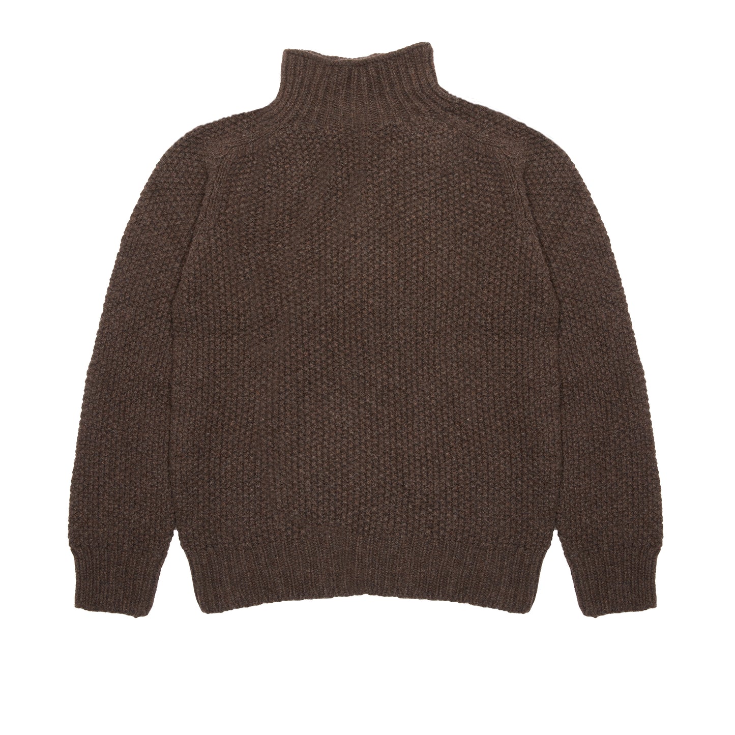 Harley Women's Moss Stitch High Neck Jumper in Porcupine