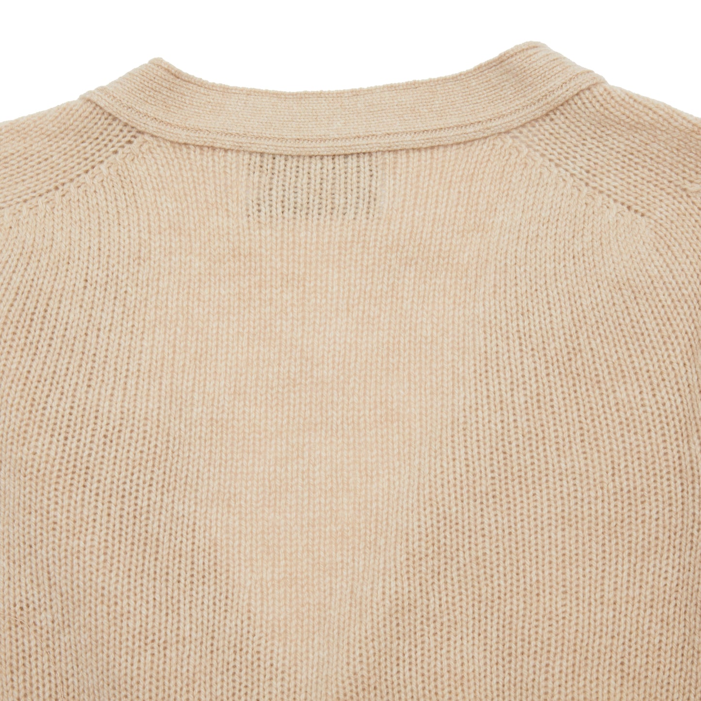 Harley Lambswool Cardigan in Oatmeal