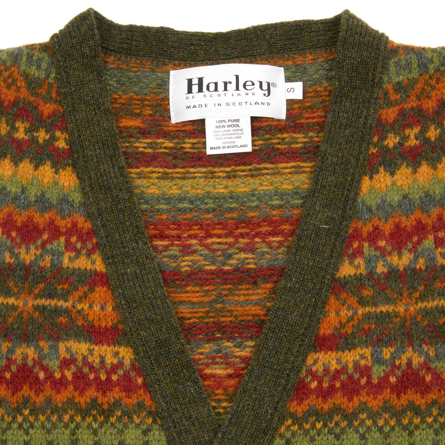 Harley Fair Isle Waistcoat in Pineshadow