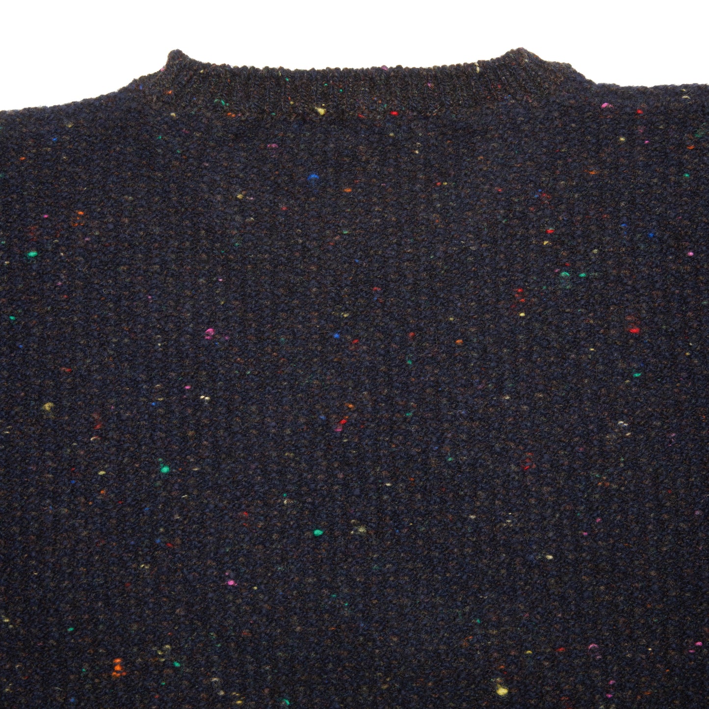 Inis Meáin Cashmere/Merino Bréidin Jumper in Navy Mix