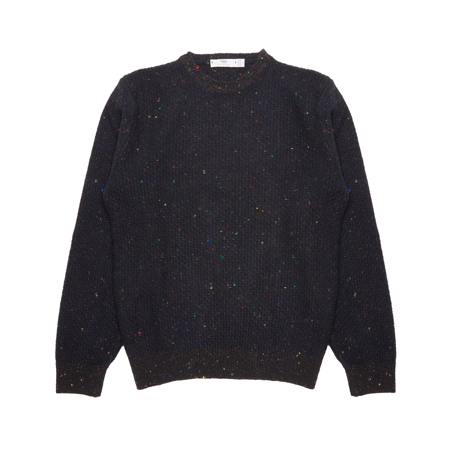 Inis Meáin Cashmere/Merino Bréidin Jumper in Navy Mix