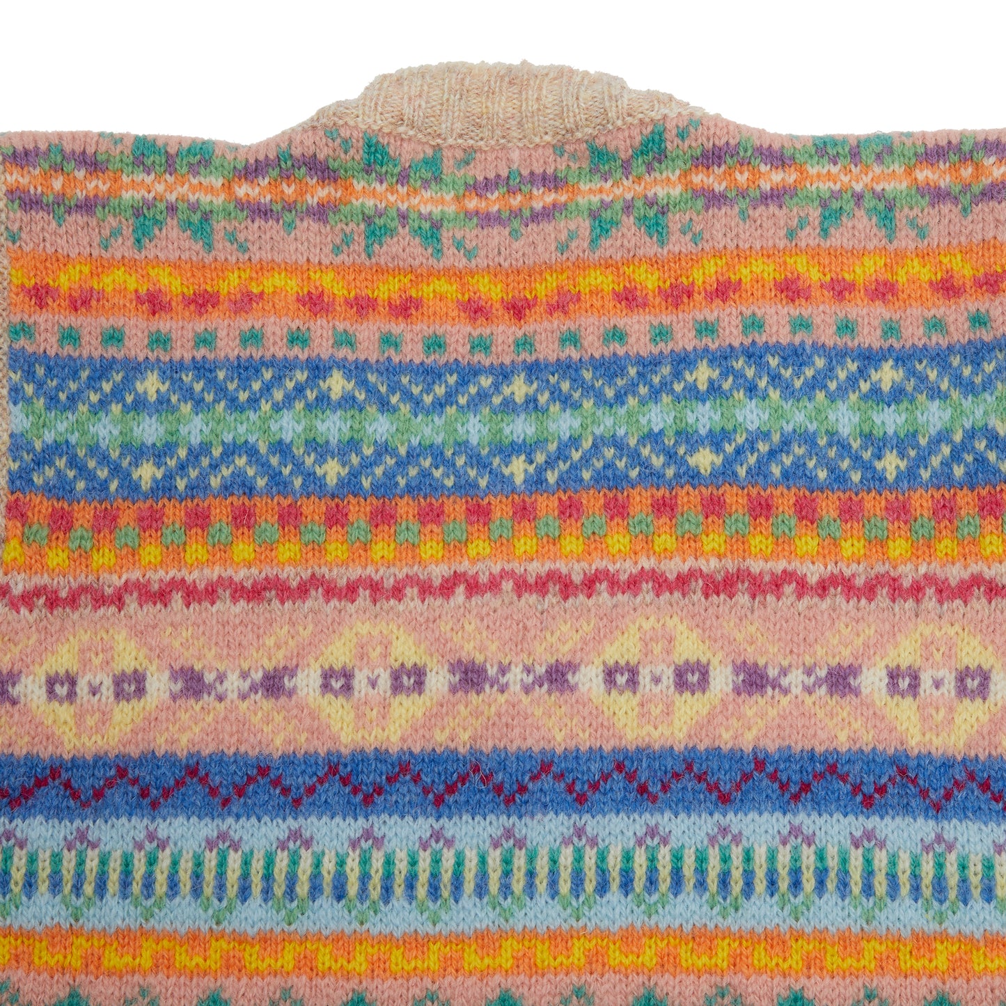Jamieson's Fair Isle Slipover in Oyster