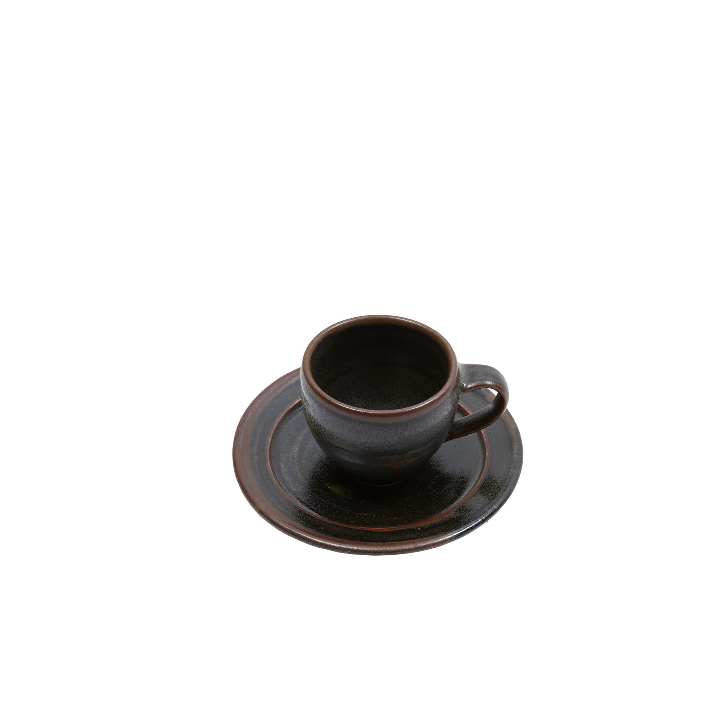 Founded in 1924 in Essen, Germany, Keramische Werkstatt Margaretenhöhe hand-crafted beautiful ceramics reflect the formal principles of the Bauhaus. Their tableware collection was developed with this in mind resulting in a range of classic, timeless pieces. Keramische Werkstatt Margaretenhöhe Hand Thrown Stoneware Espresso Saucer. Handmade in Germany. *Espresso cup and saucer sold separately.
