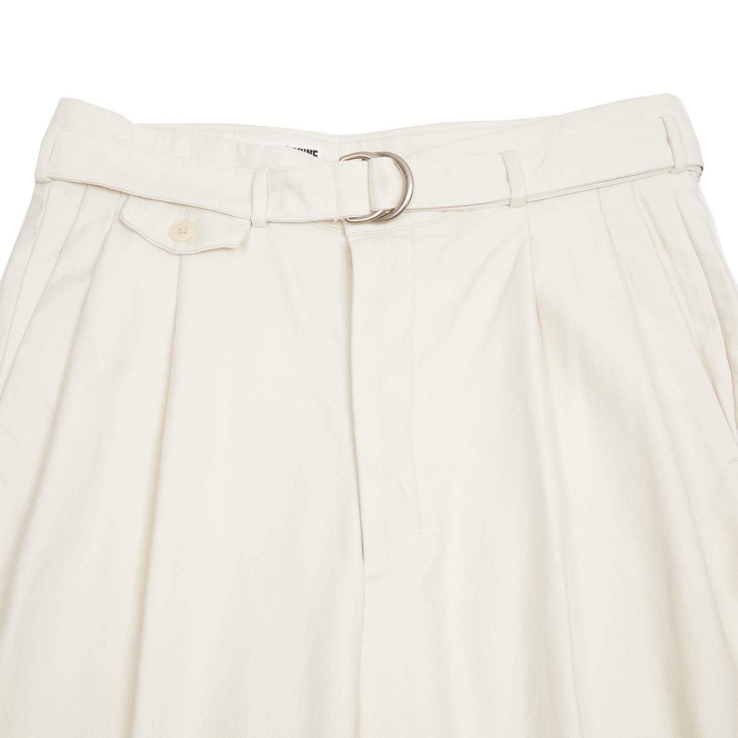 Kaptain Sunshine Belted Riviera Pant in Ecru