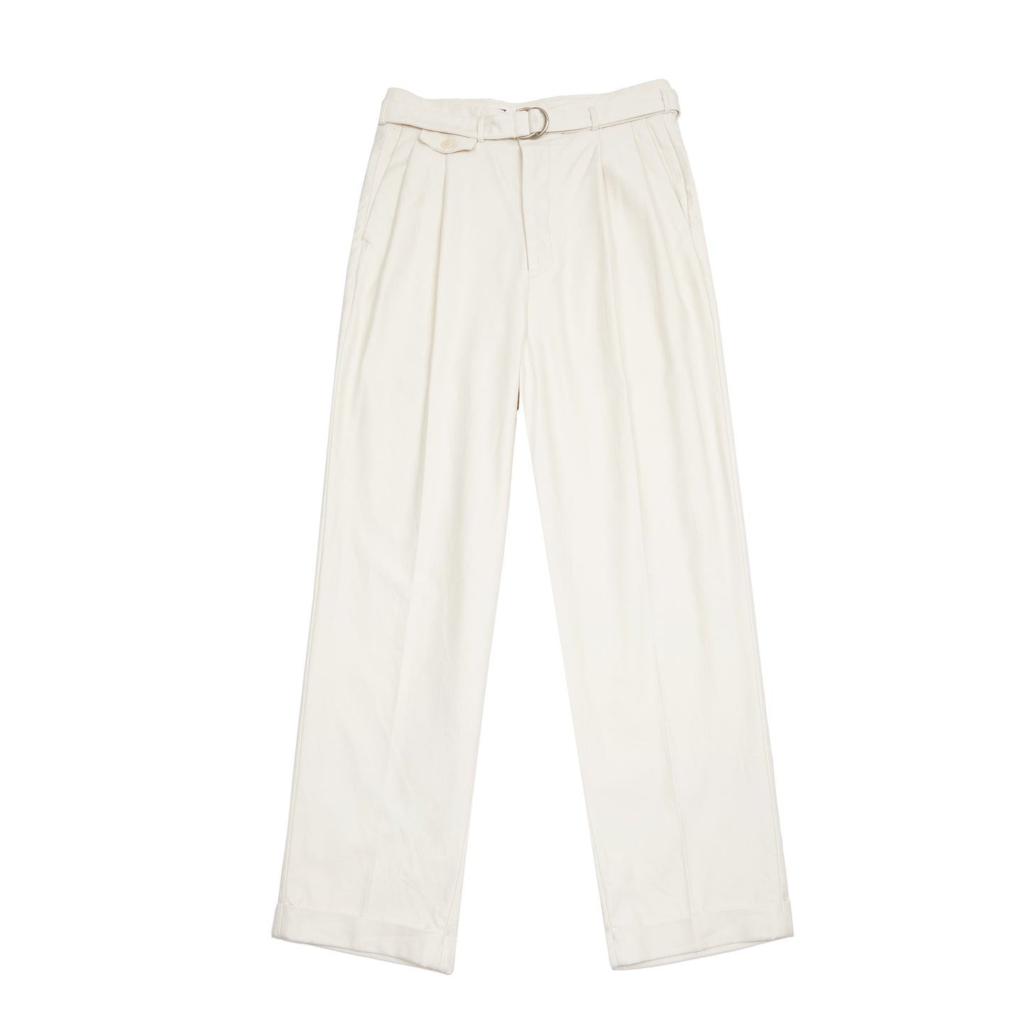 Kaptain Sunshine Belted Riviera Pant in Ecru