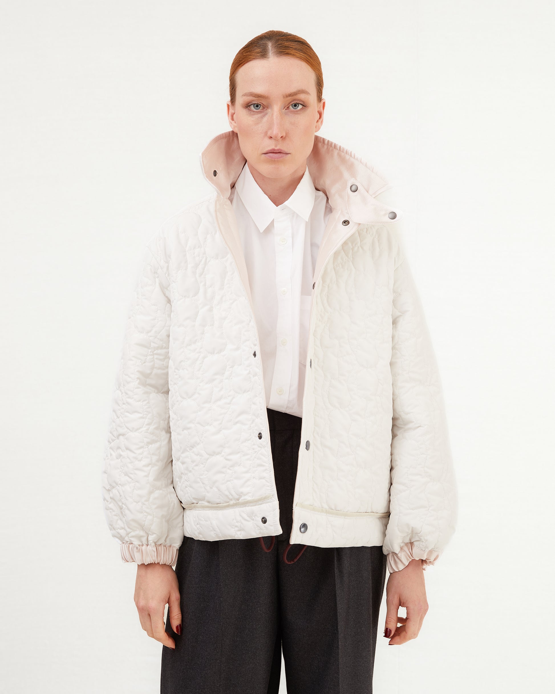 KONRAD Ev Reversible Jacket in Uni Couture/Blush