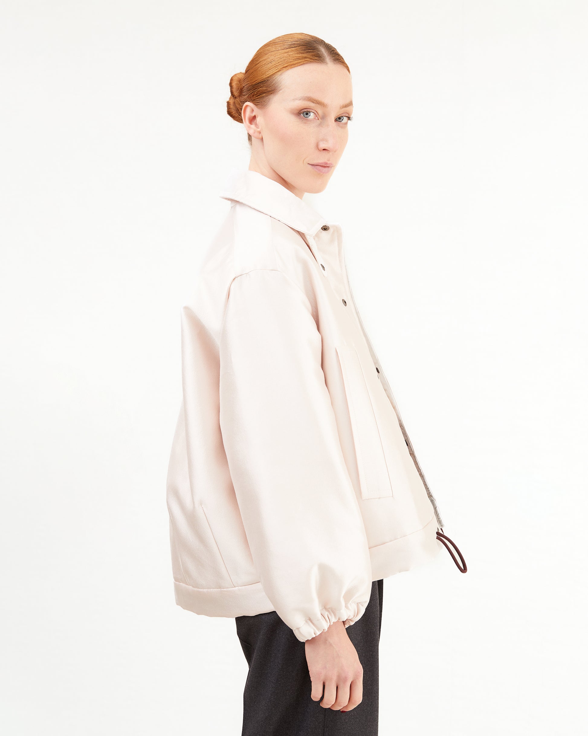 KONRAD Ev Reversible Jacket in Uni Couture/Blush