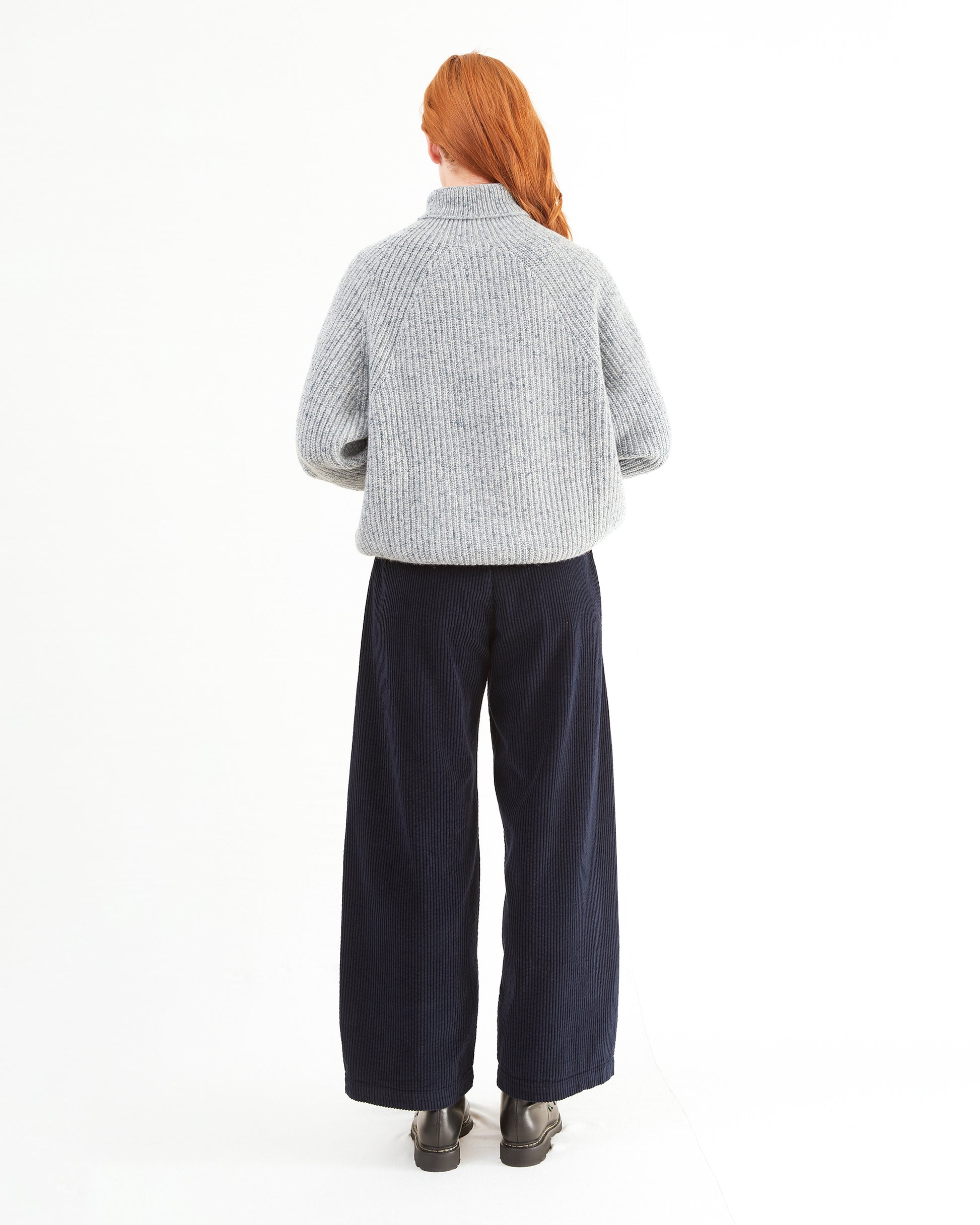 Labo.Art Women's Bum Velluto Pant in Atlantic