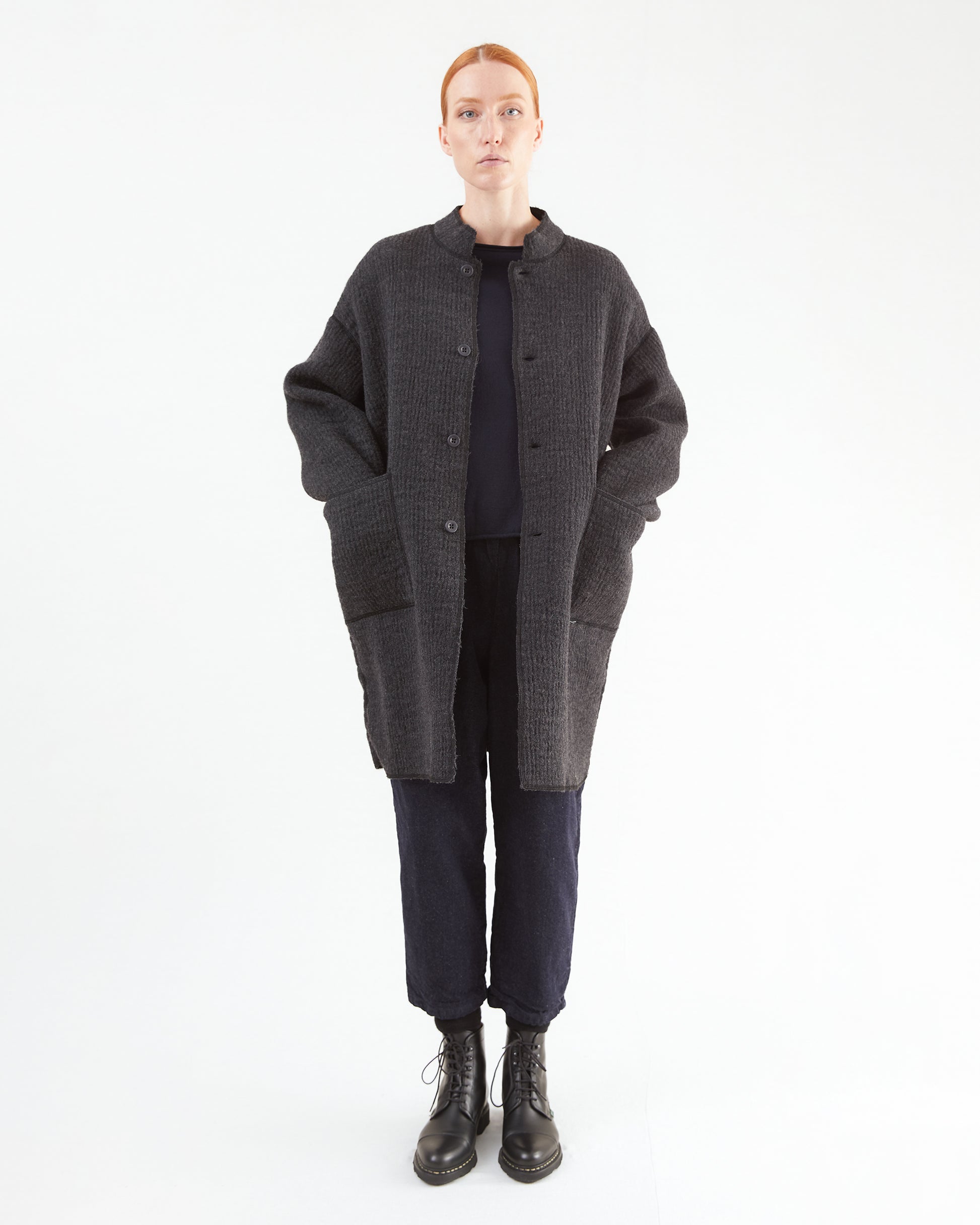 Labo.Art Women's Frana Jacket in Pecora Grafite